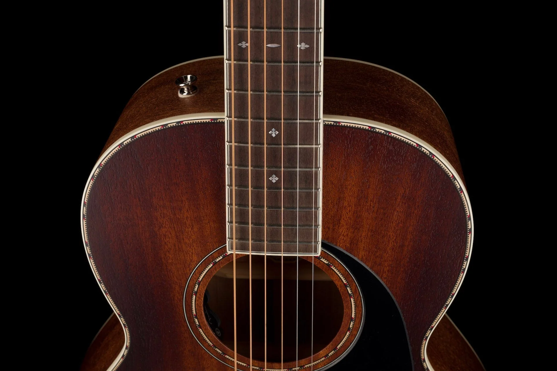 Used Fender Paramount PS-220E Parlor Aged Cognac Burst with Case - Image 5