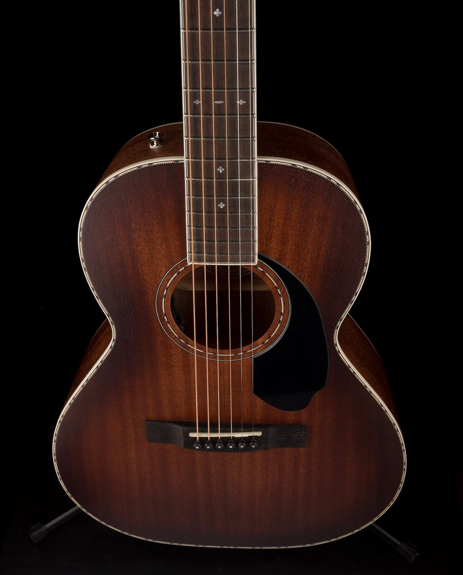 Used Fender Paramount PS-220E Parlor Aged Cognac Burst with Case - Image 6