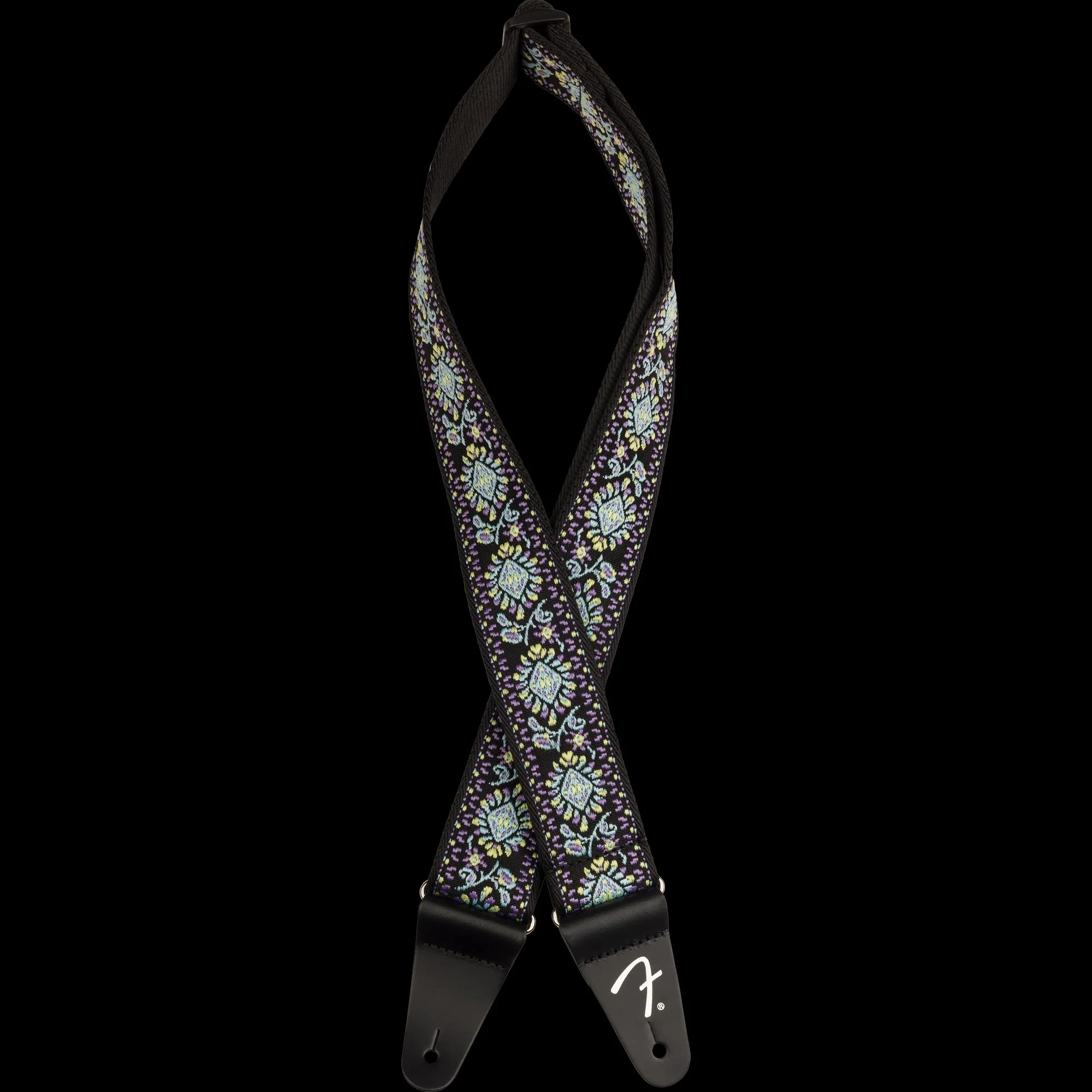 Fender Pasadena Woven Strap Blue Lotus 2" Strap
