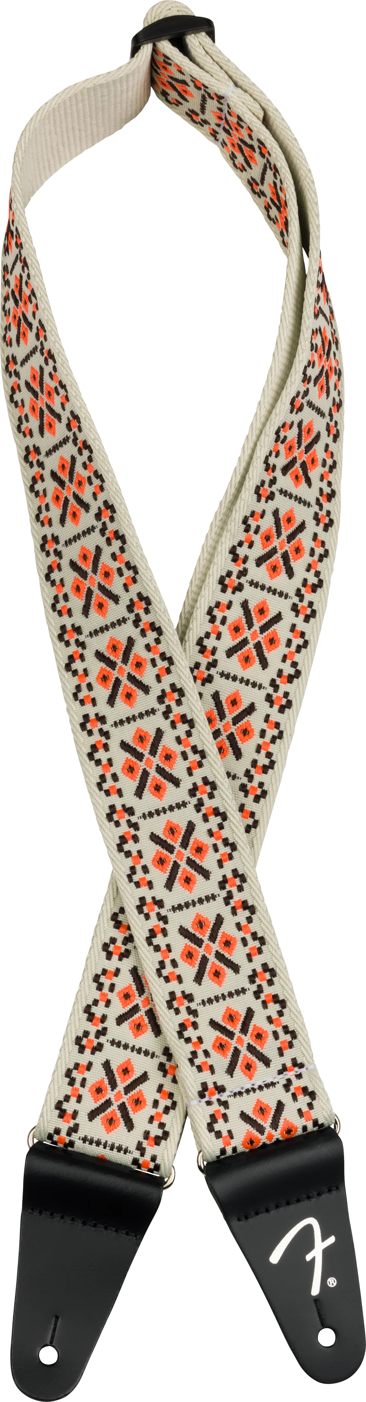Fender Pasadena Woven Strap Lattice Orange 2" Strap