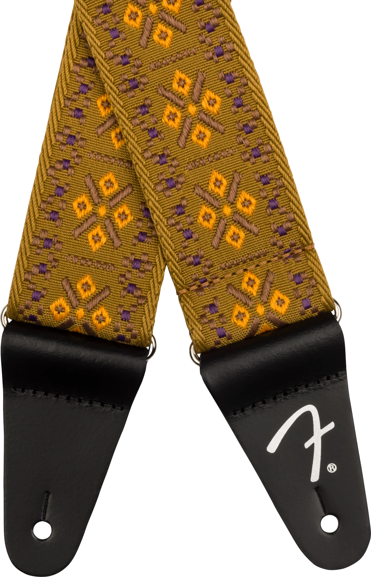 Fender Pasadena Woven Strap Lattice Tan 2" Strap - Image 2