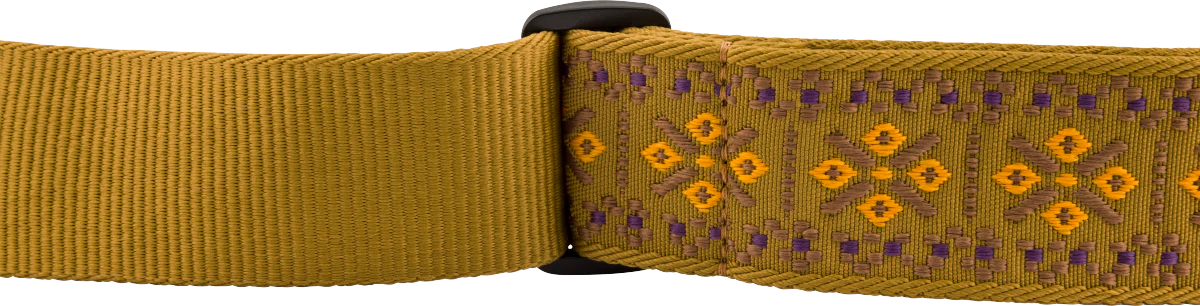 Fender Pasadena Woven Strap Lattice Tan 2" Strap - Image 3