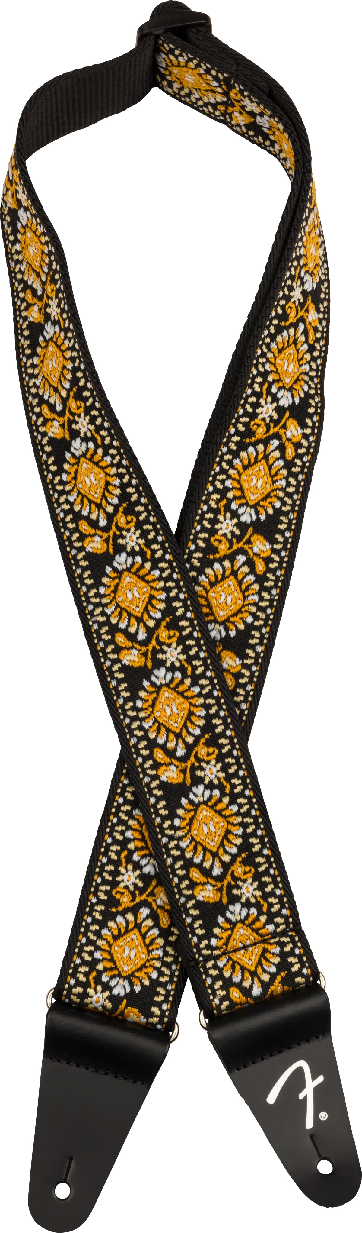 Fender Pasadena Woven Strap Yellow Lotus 2" Strap
