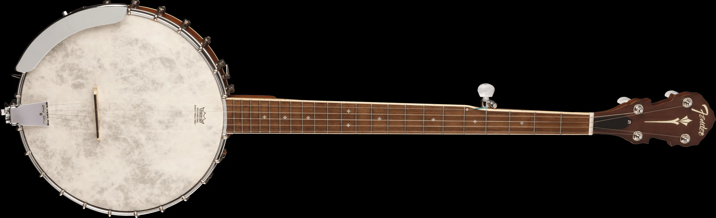 Fender PB-180E Banjo Walnut Fingerboard Natural Banjo - Image 5