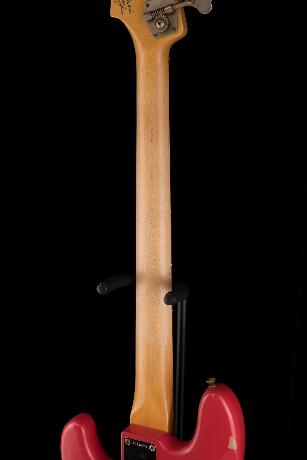 Fender Custom Shop Pino Palladino Signature Precision Bass Relic Fiesta Red over Desert Sand - Image 15
