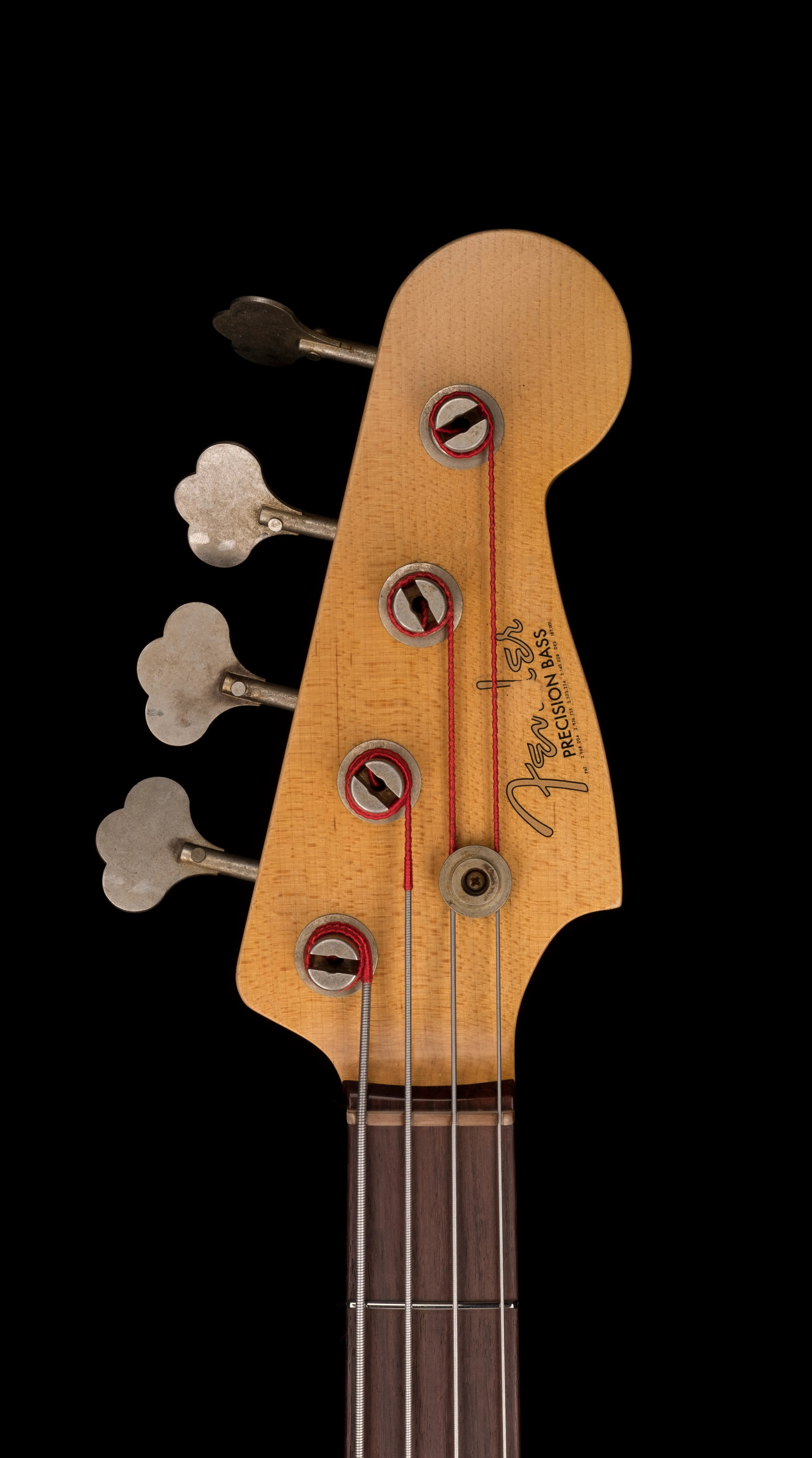 Fender Custom Shop Pino Palladino Signature Precision Bass Relic Fiesta Red over Desert Sand - Image 17