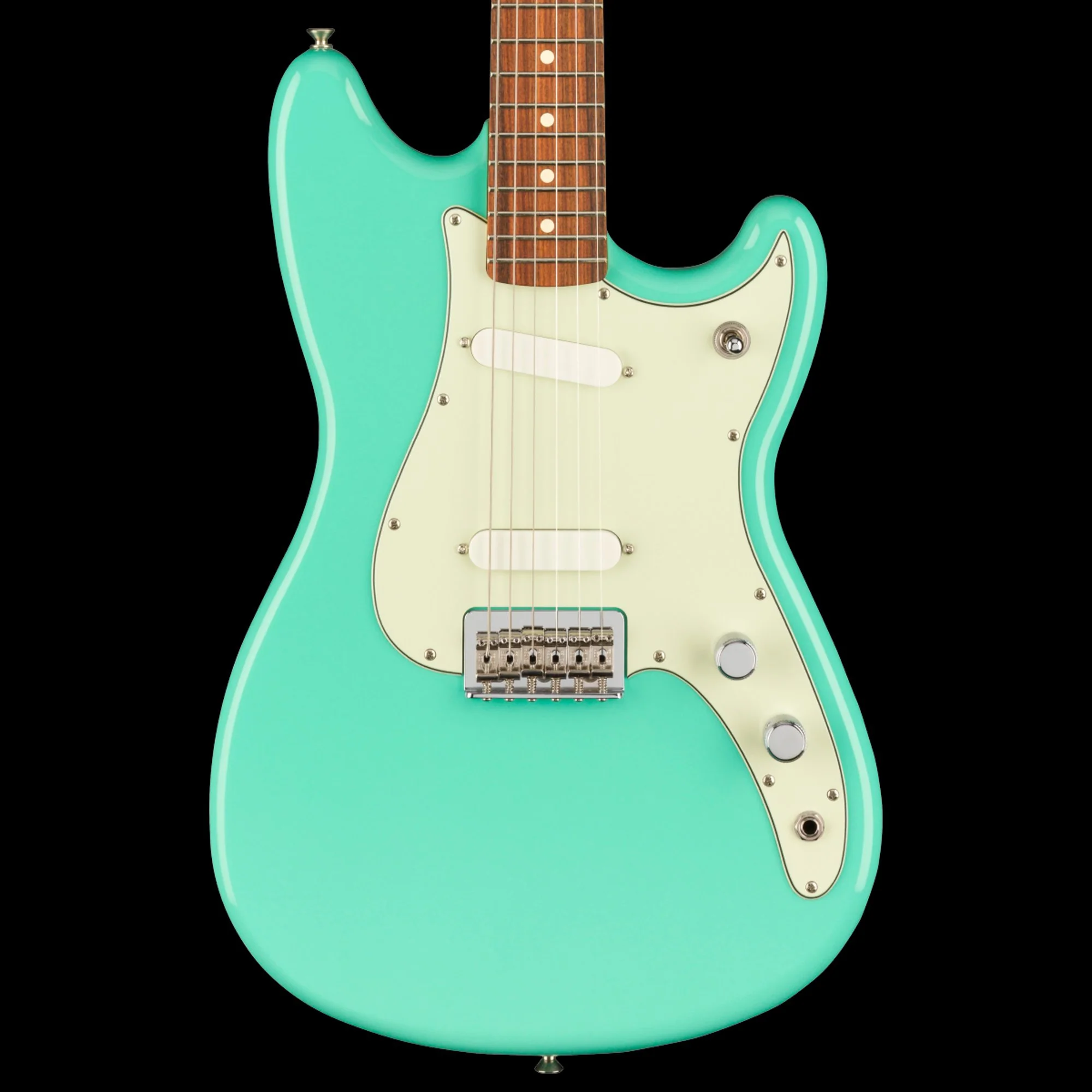 Fender Player Duo Sonic Pau Ferro Fingerboard Seafoam Green With Bag