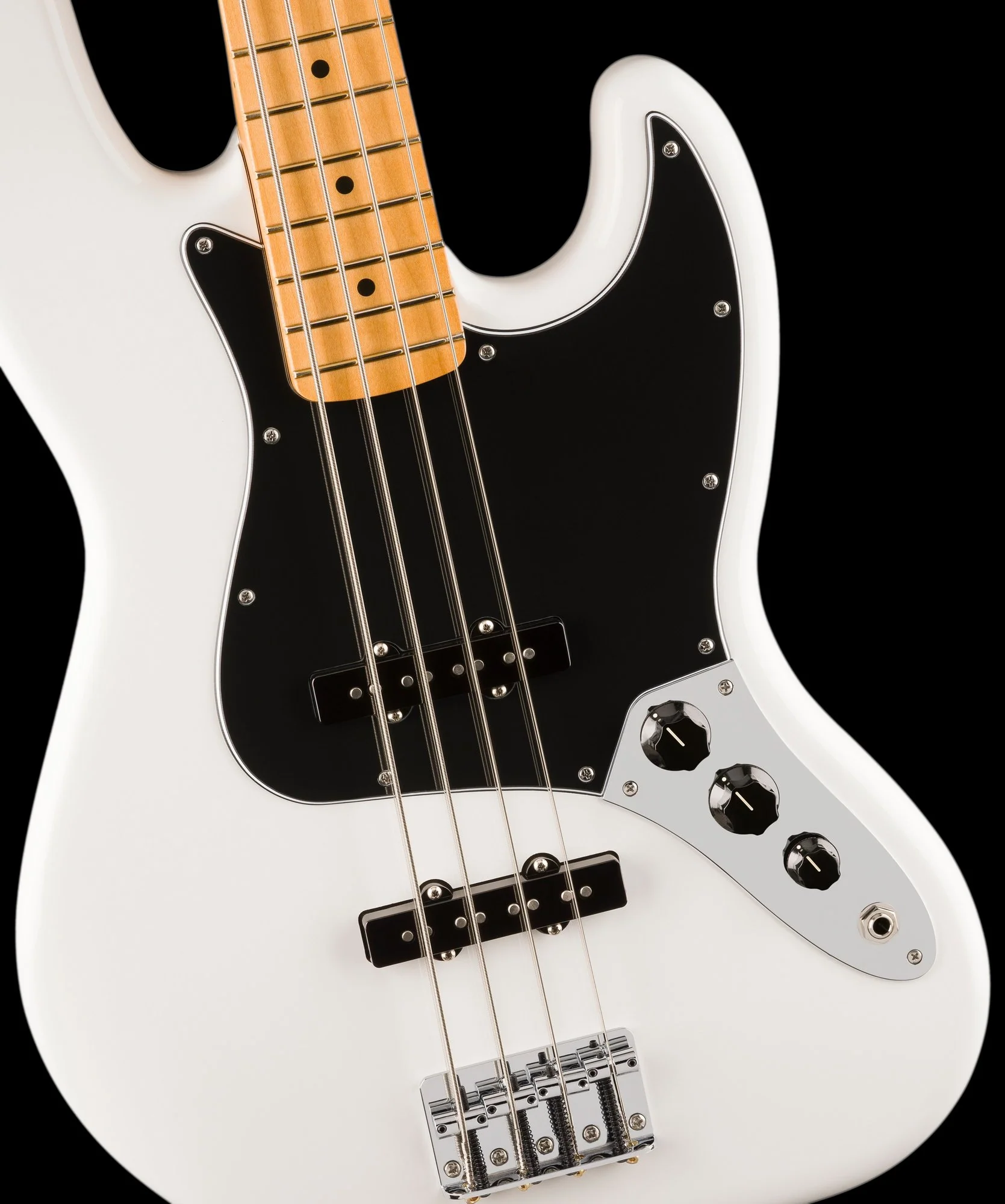 Fender Player II Jazz Bass Maple Fingerboard Polar White - Image 3