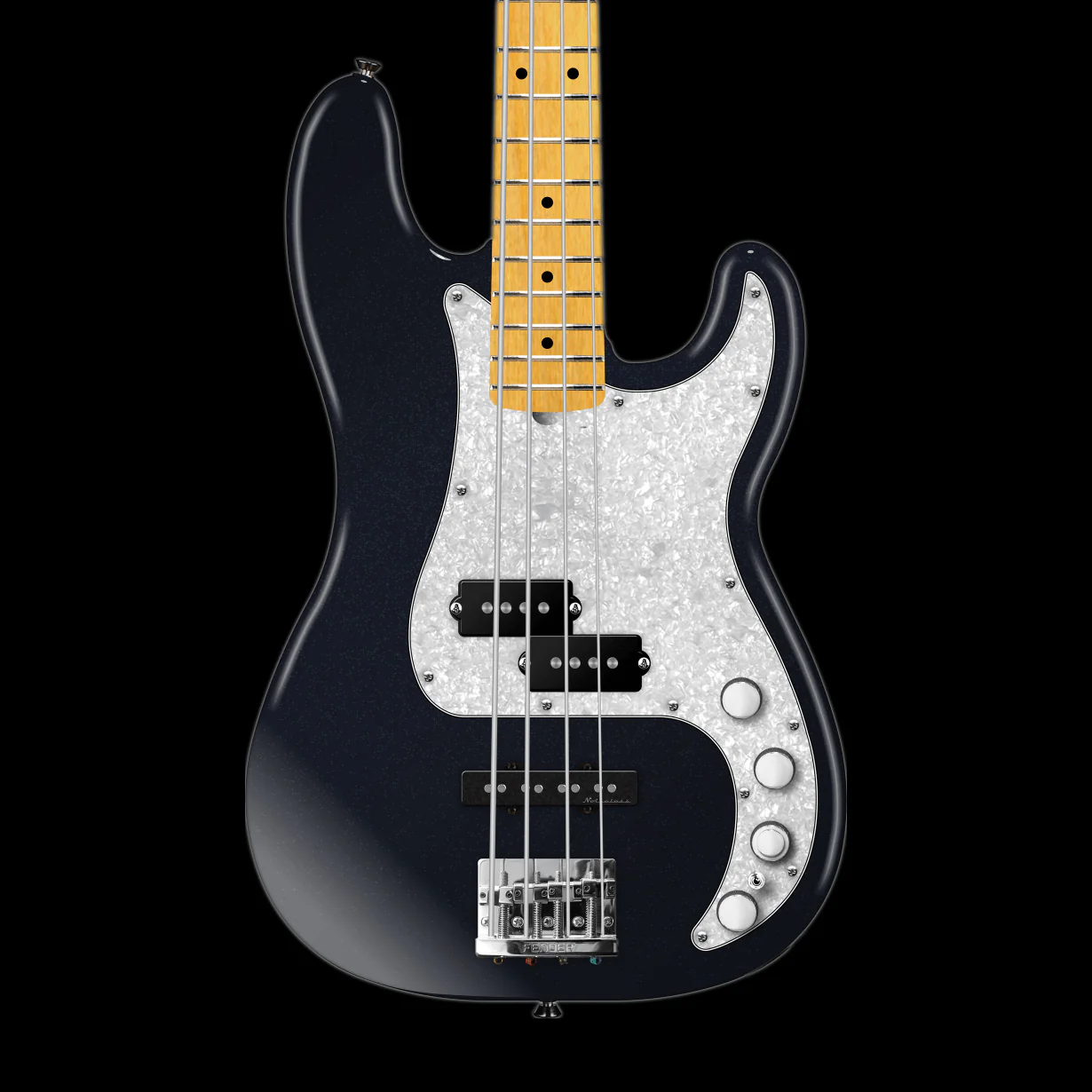 Fender Player II Modified Active Precision Bass Dusk With Gig Bag