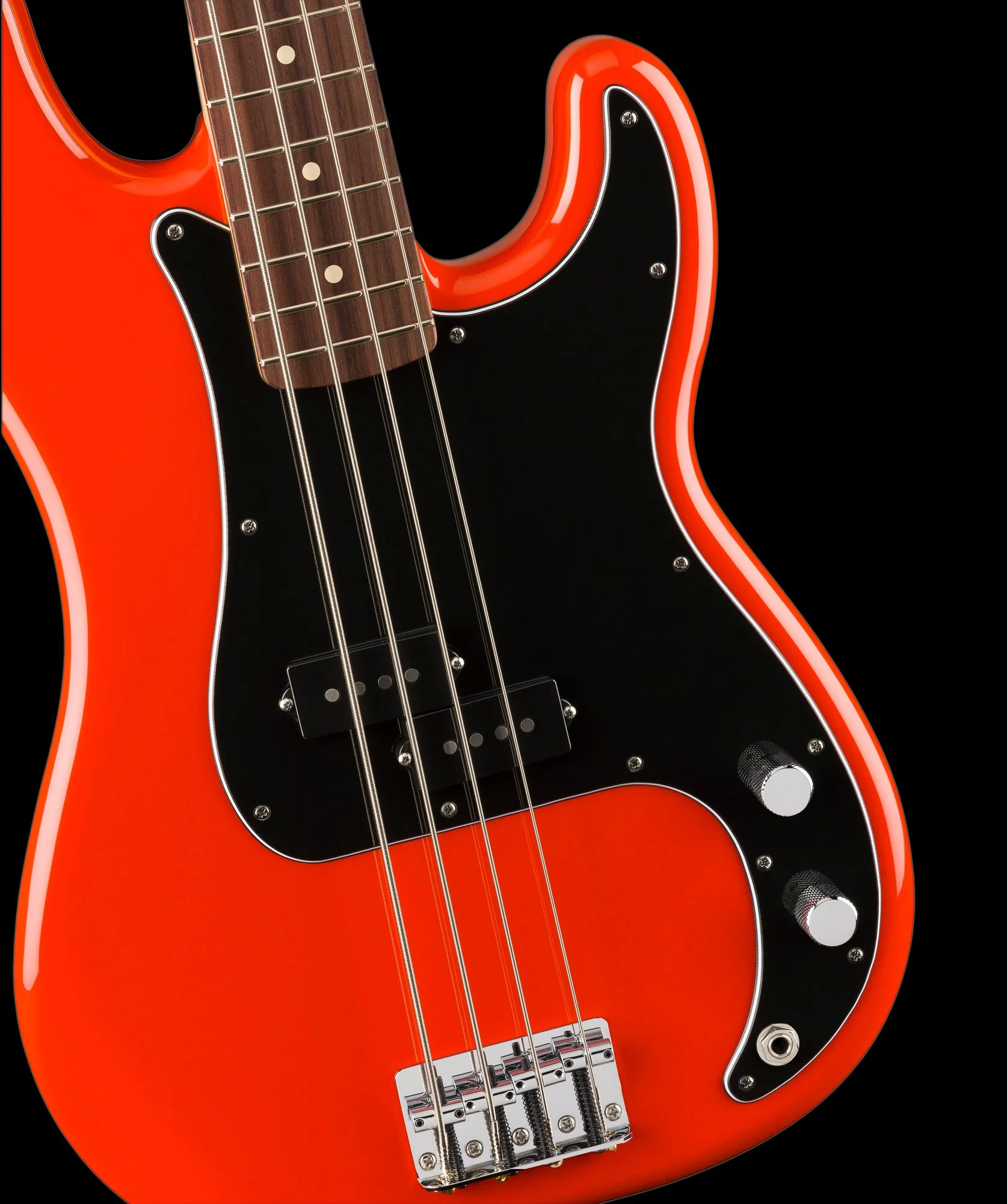 Fender Player II Precision Bass Rosewood Fingerboard Coral Red - Image 4