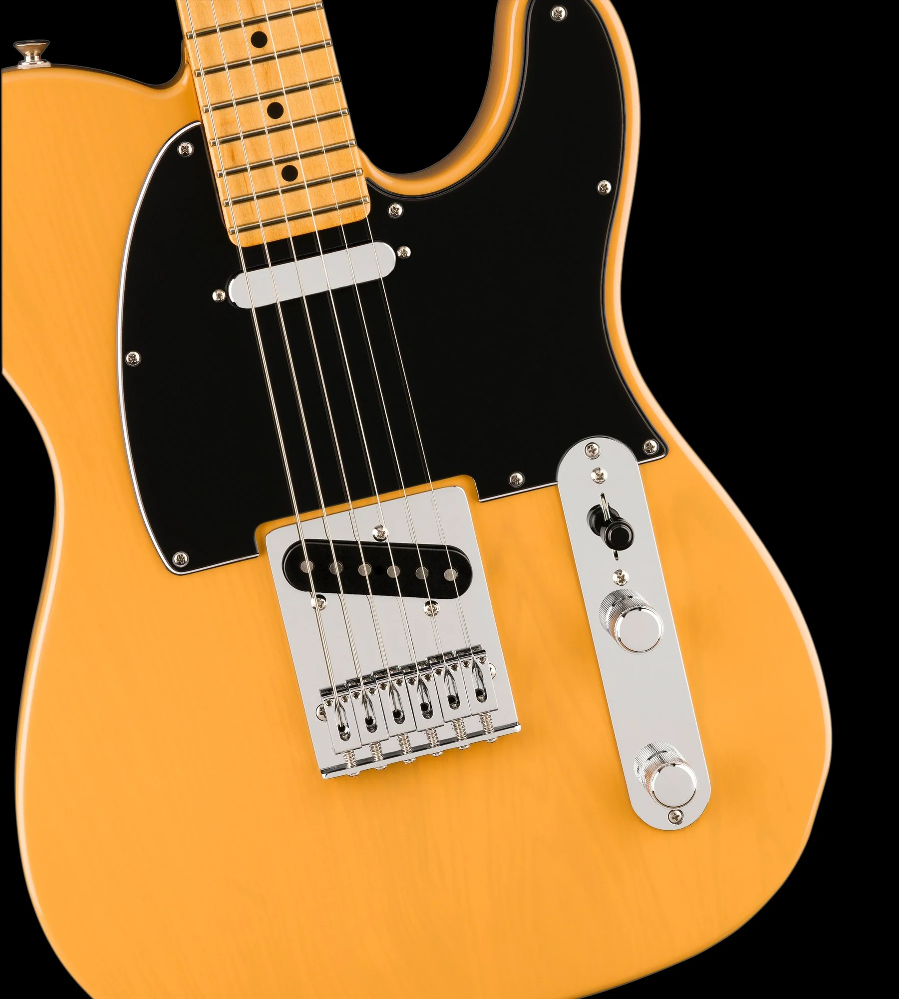 Fender Player II Telecaster Maple Fingerboard Butterscotch Blonde (Chambered) - Image 4