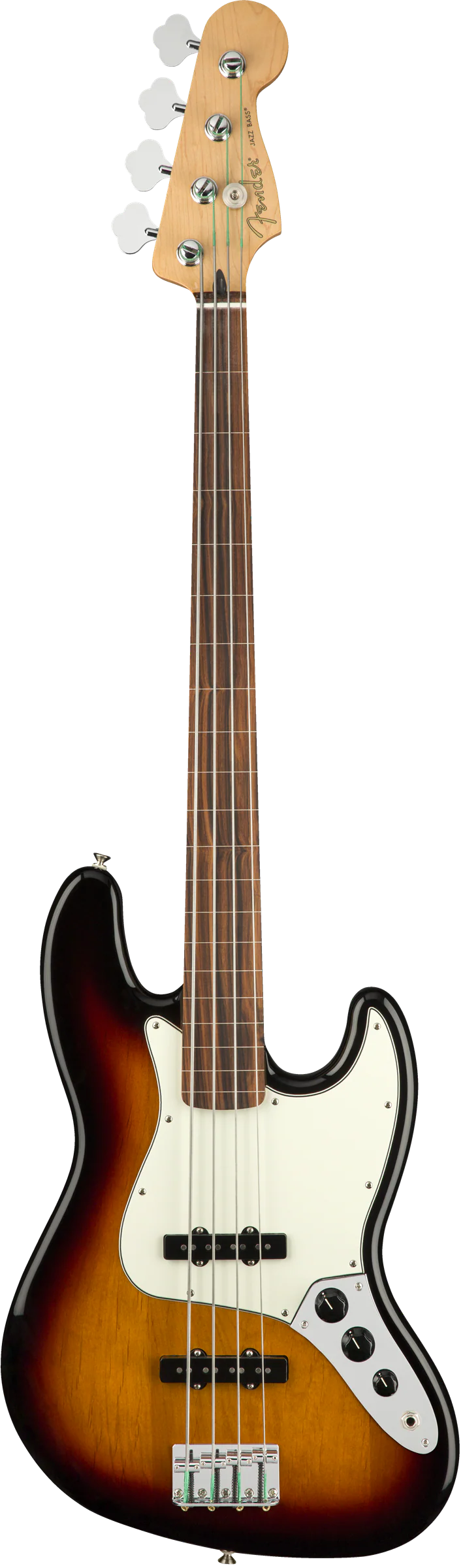 Fender Player Jazz Bass Fretless Pau Ferro Fingerboard 3-Color Sunburst Bass - Image 2