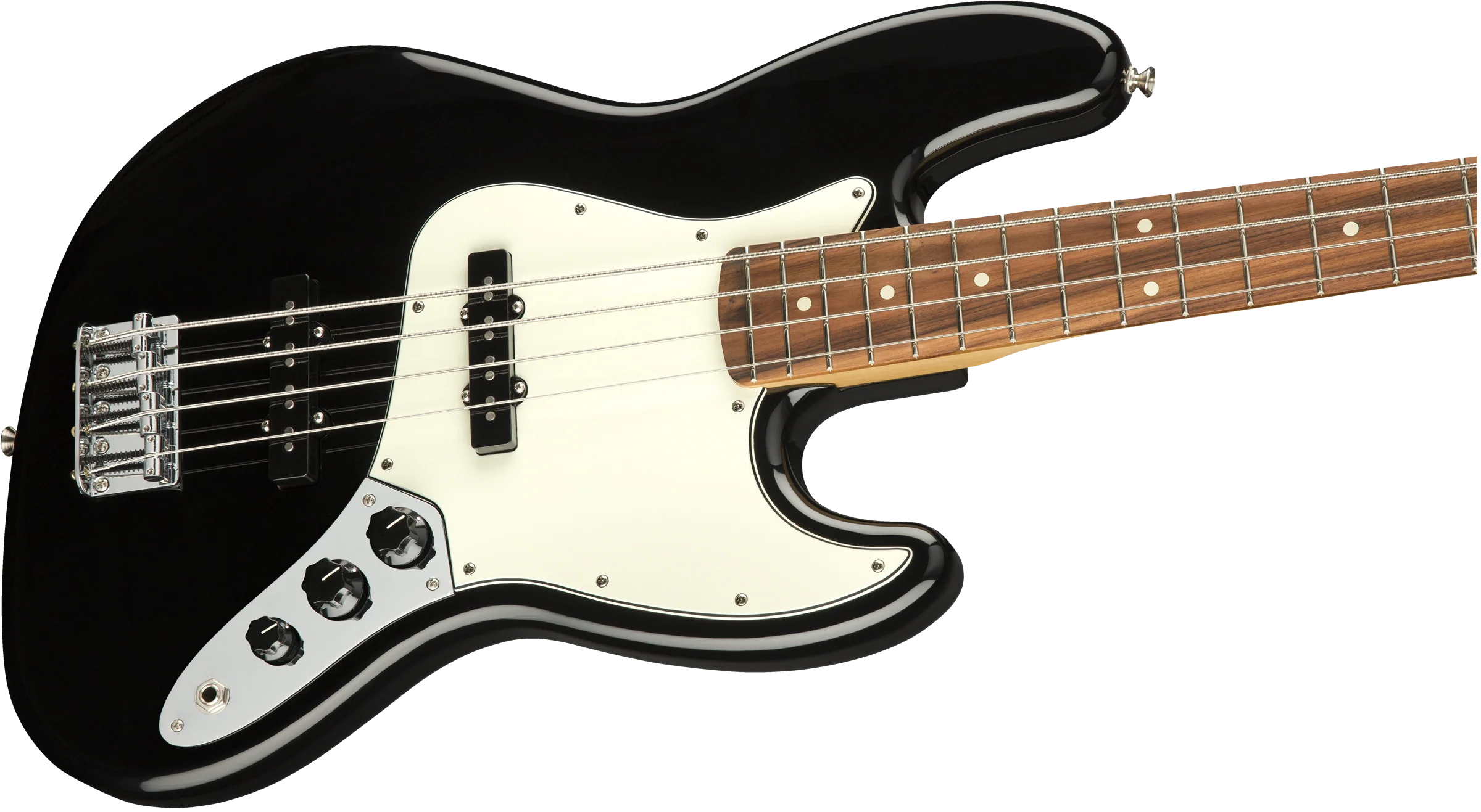 Fender Player Jazz Bass Pau Ferro Fingerboard Black - Image 4