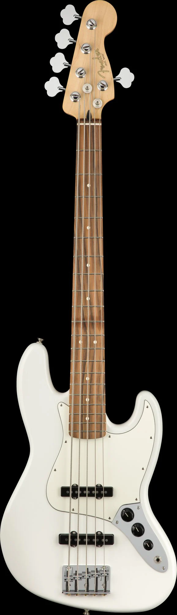 Fender Player Jazz Bass V Pau Polar White - Image 2