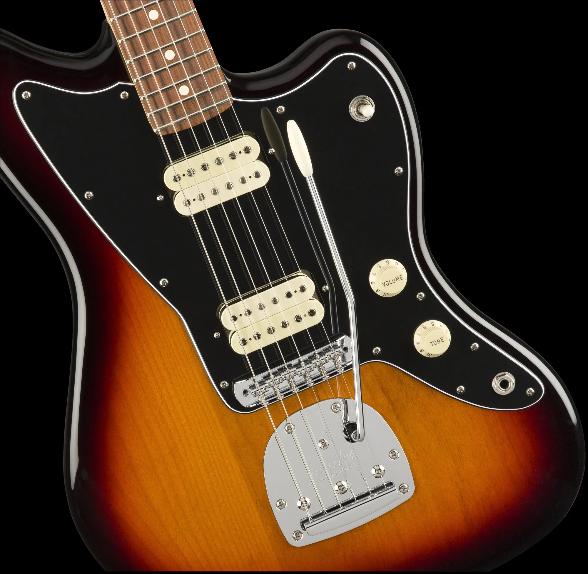 Fender Player Series Jazzmaster Pau Ferro Fingerboard 3-Color Sunburst - Image 3