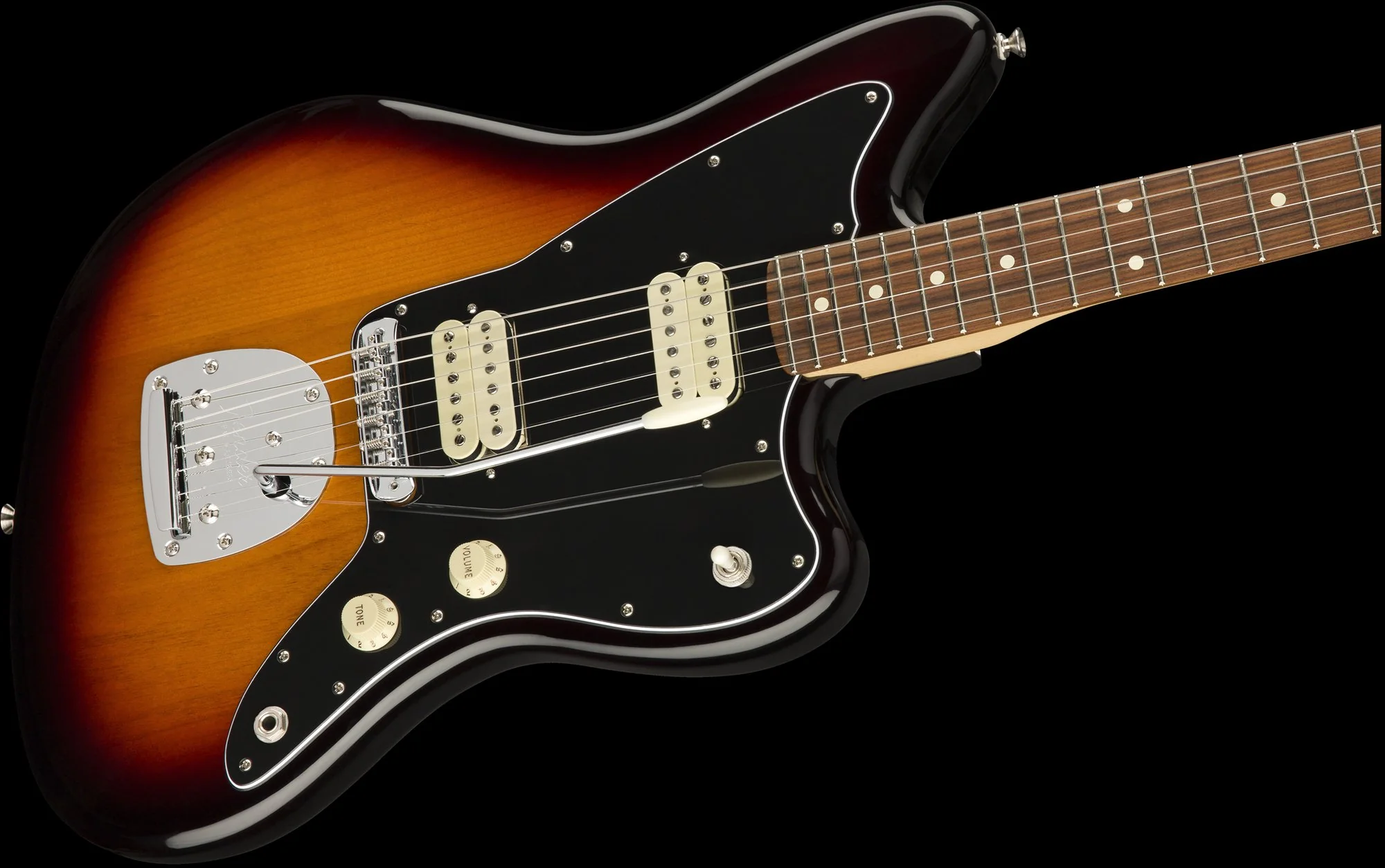 Fender Player Series Jazzmaster Pau Ferro Fingerboard 3-Color Sunburst - Image 4