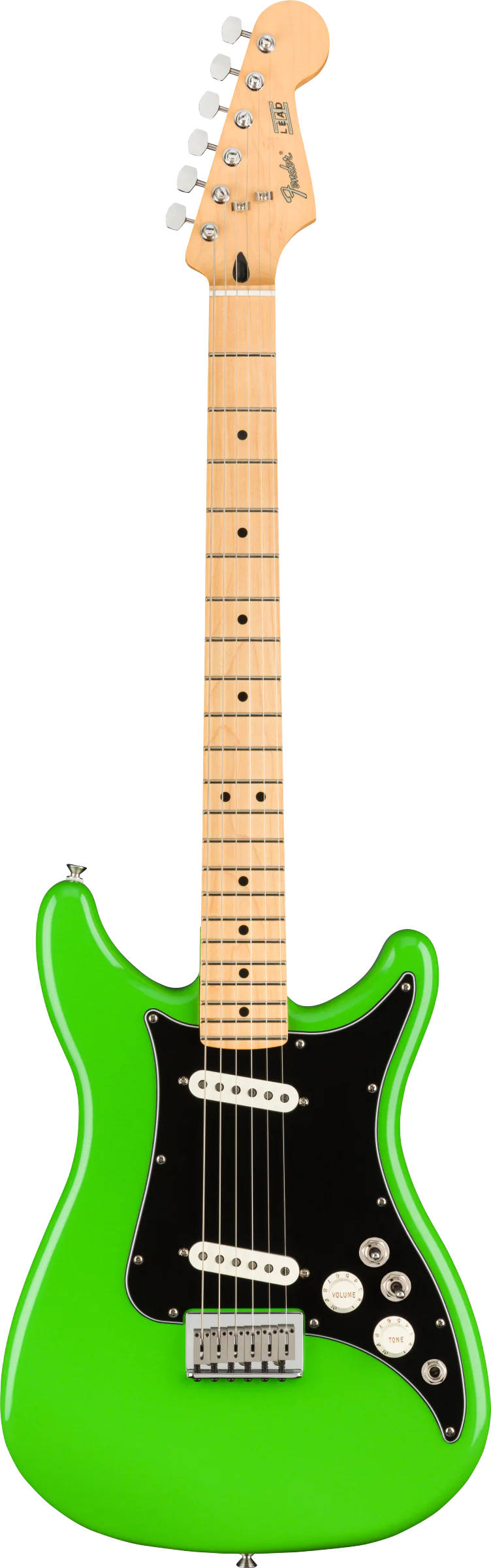 Fender Player Lead II Maple Fingerboard Neon Green Electric Guitar - Image 2