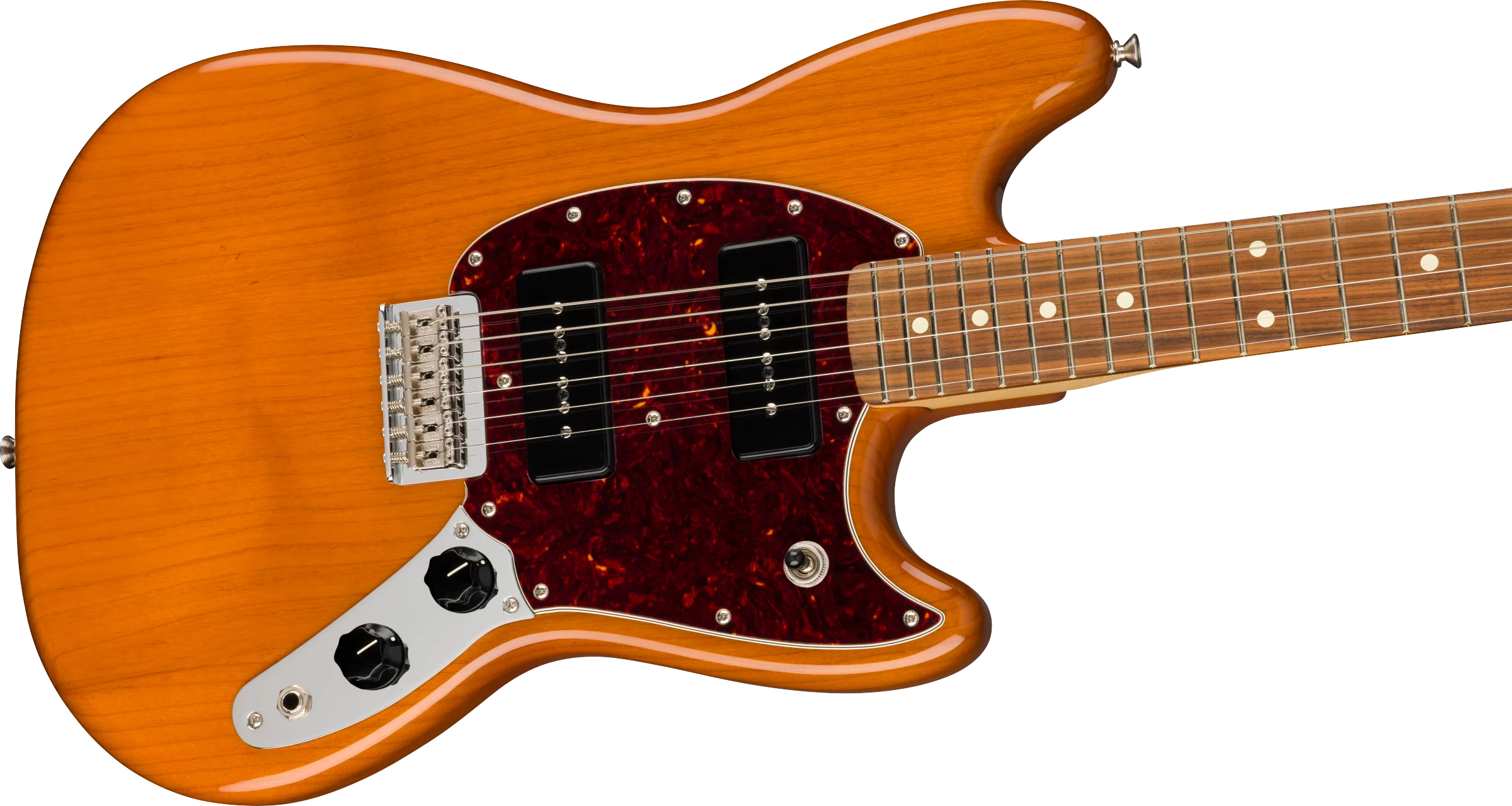 Fender Player Mustang 90 Pau Ferro Fingerboard Aged Natural Electric Guitar - Image 4
