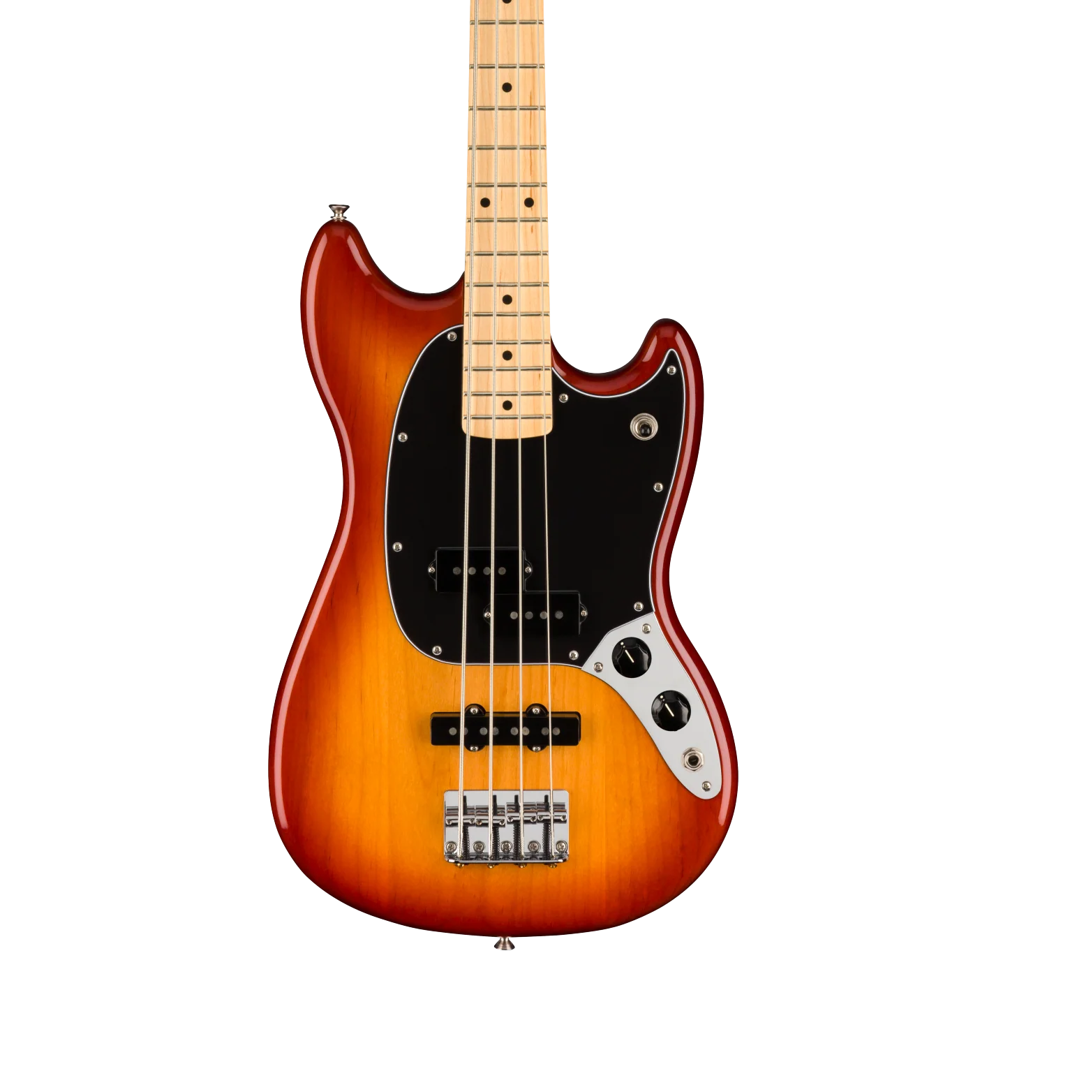 Fender Player Mustang Bass PJ Maple Fingerboard Sienna Sunburst