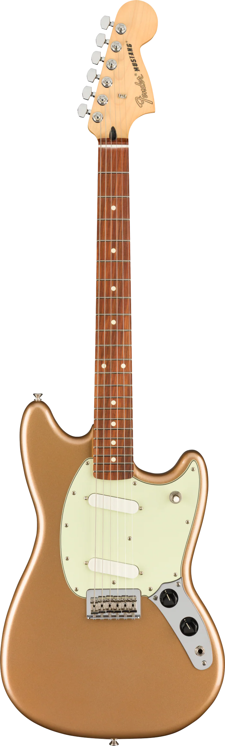 Fender Player Mustang Pau Ferro Fingerboard Firemist Gold Electric Guitar - Image 2