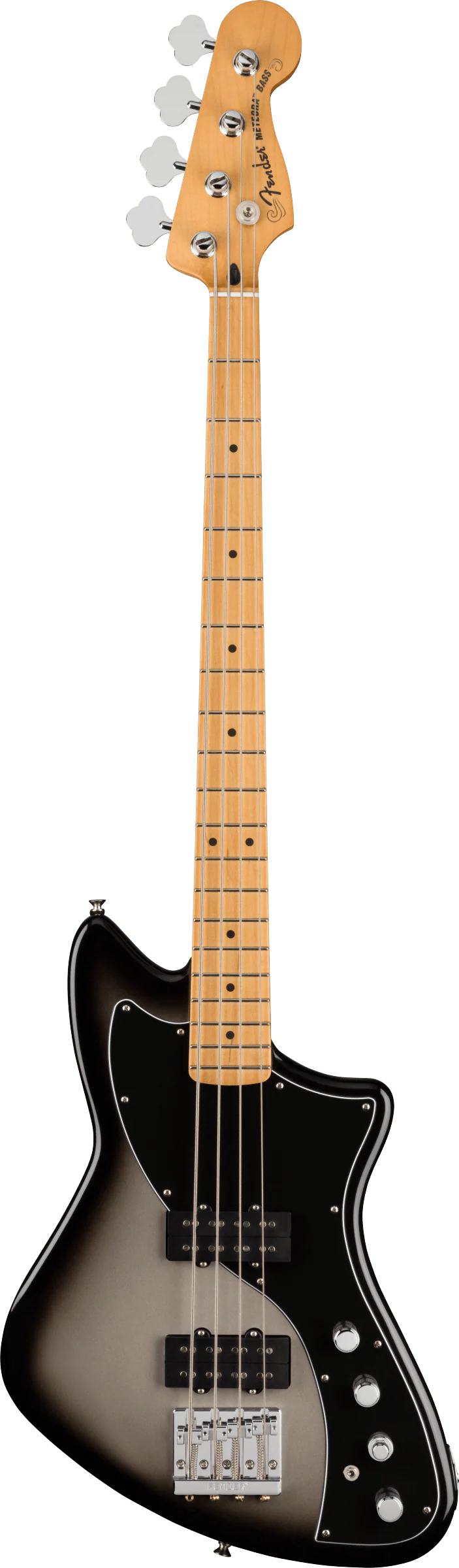 Fender Player Plus Active Meteora Bass Maple Fingerboard Silverburst With Gig Bag - Image 2