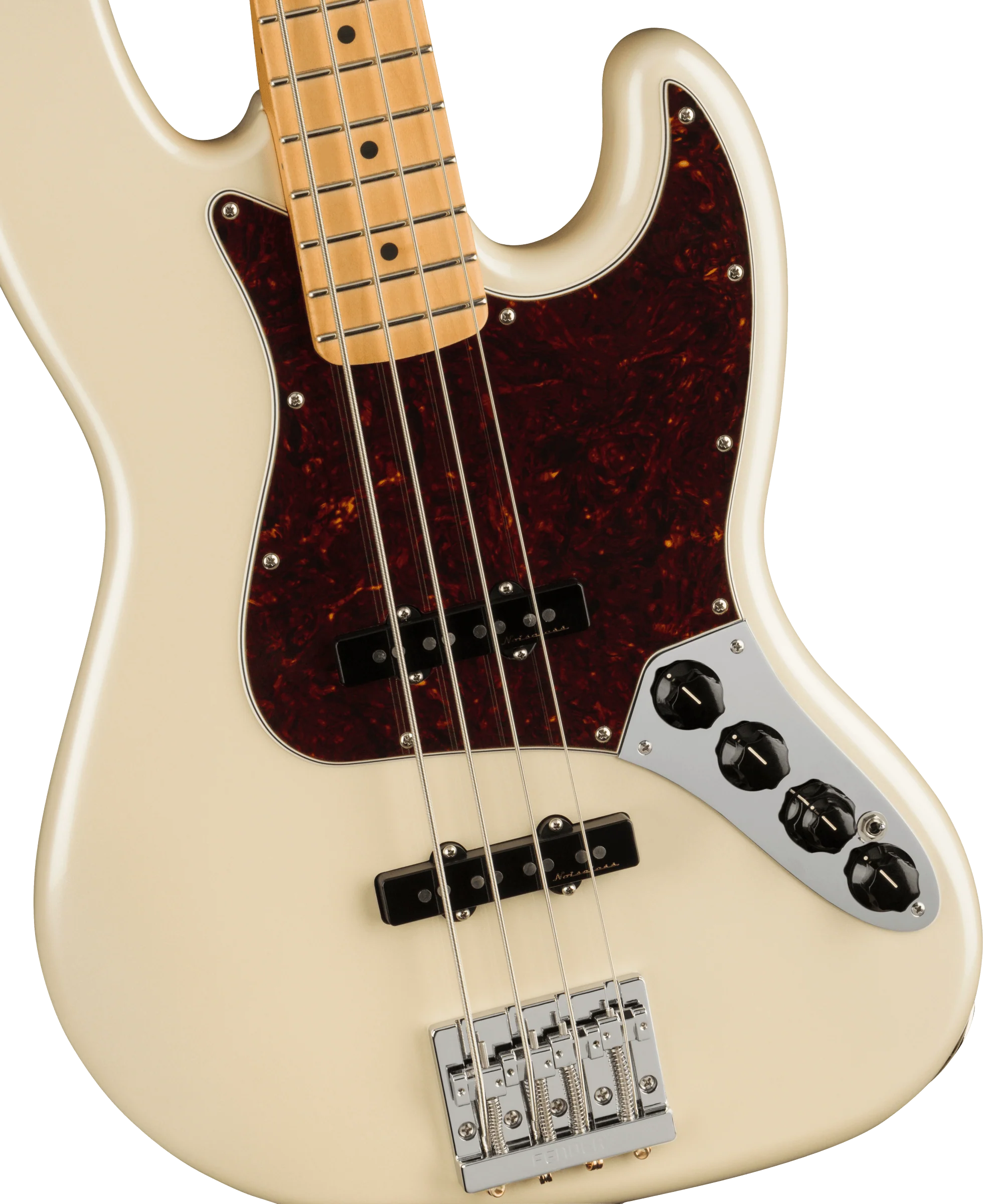 Fender Player Plus Jazz Bass Olympic Pearl With Gig Bag - Image 3