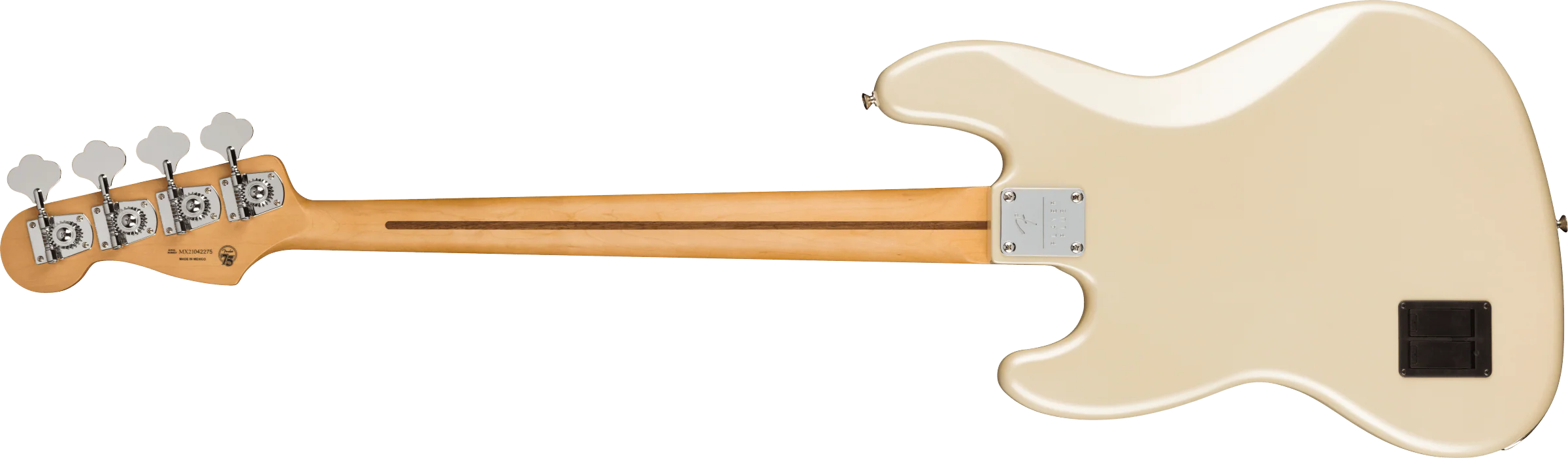 Fender Player Plus Jazz Bass Olympic Pearl With Gig Bag - Image 5