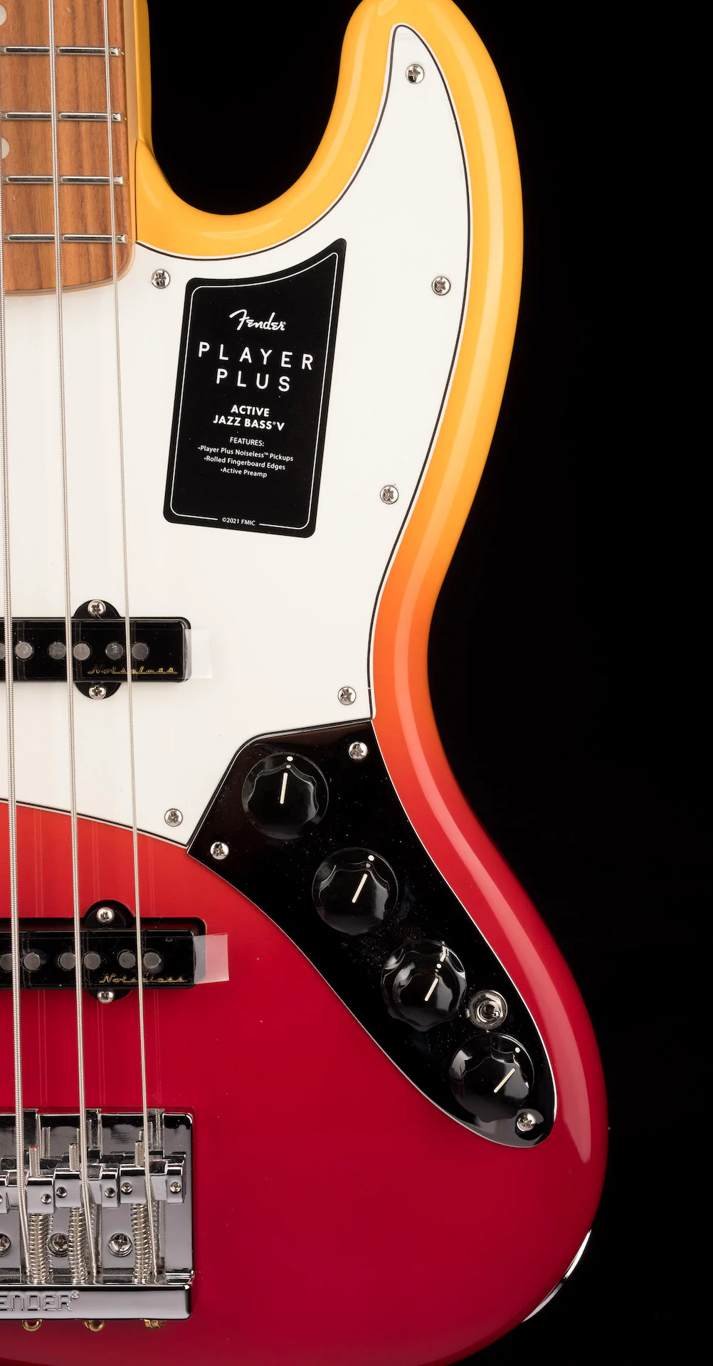 Fender Player Plus Jazz Bass V Tequila Sunrise With Gig Bag ***B-STOCK*** - Image 8