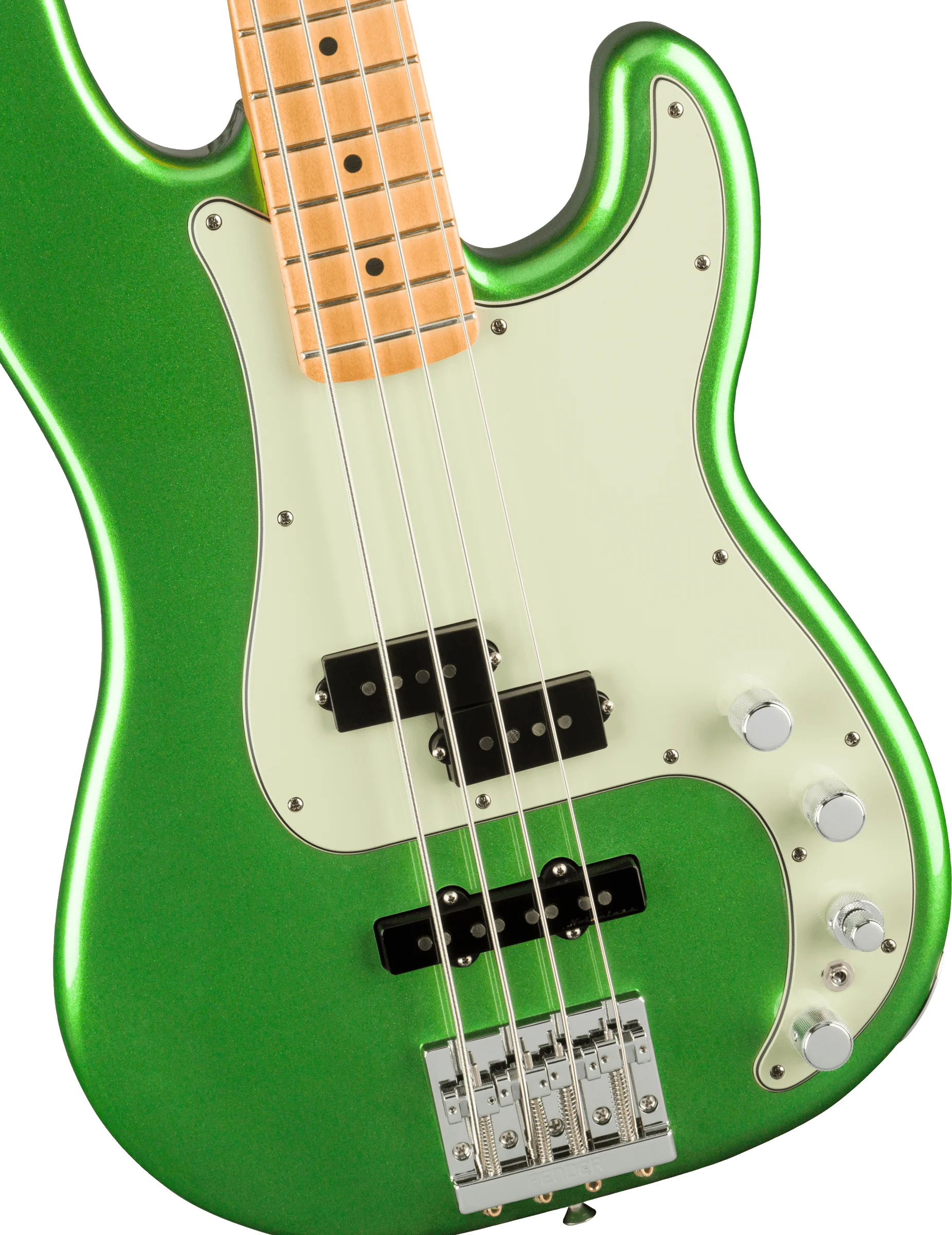 Fender Player Plus Precision Bass Cosmic Jade With Gig Bag - Image 3