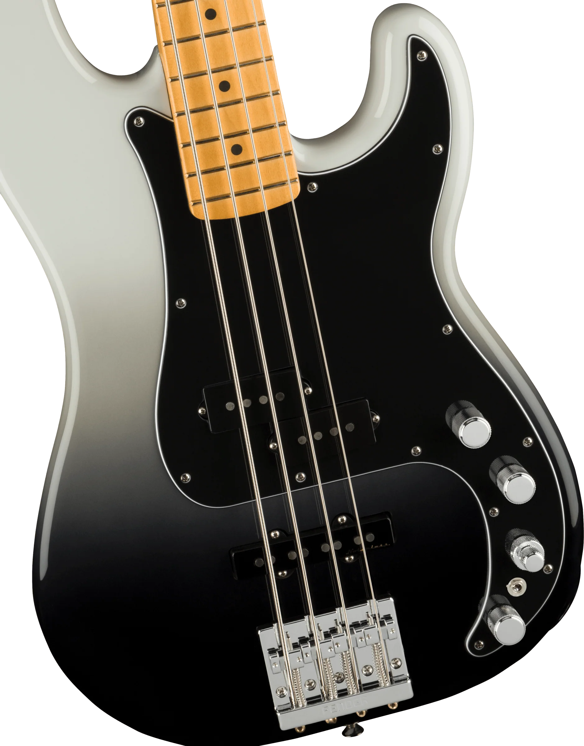 Fender Player Plus Precision Bass Silver Smoke With Gig Bag - Image 3