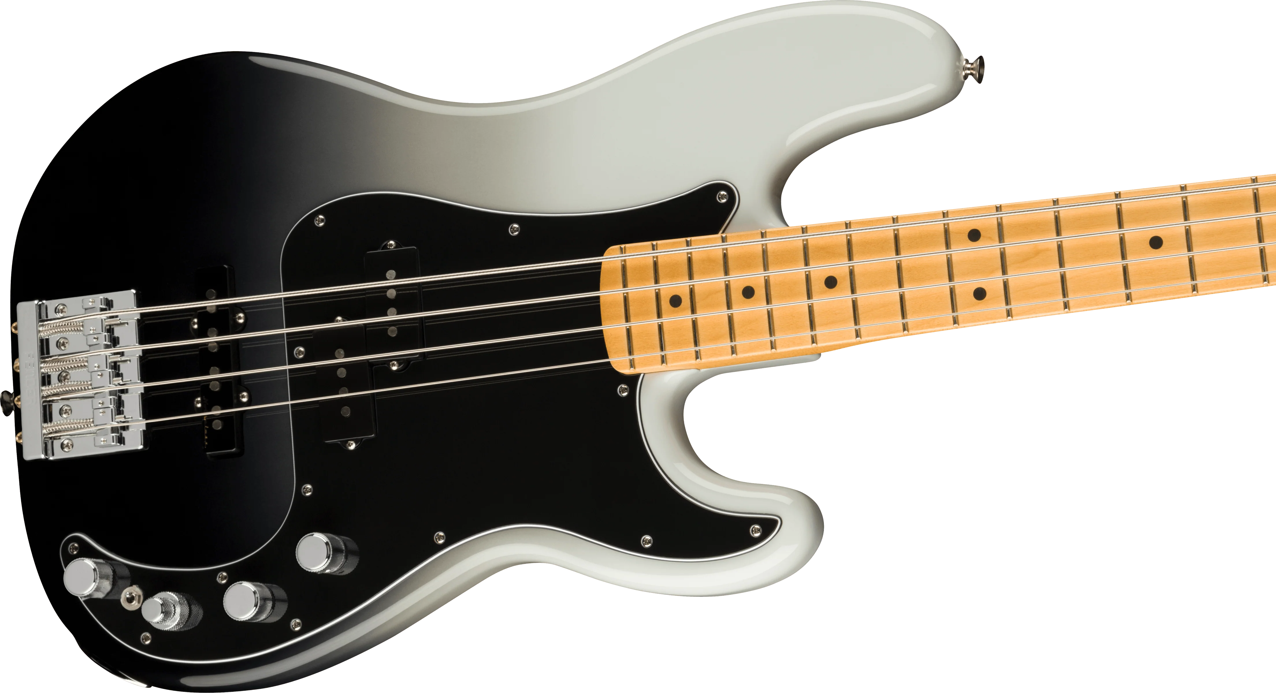 Fender Player Plus Precision Bass Silver Smoke With Gig Bag - Image 4