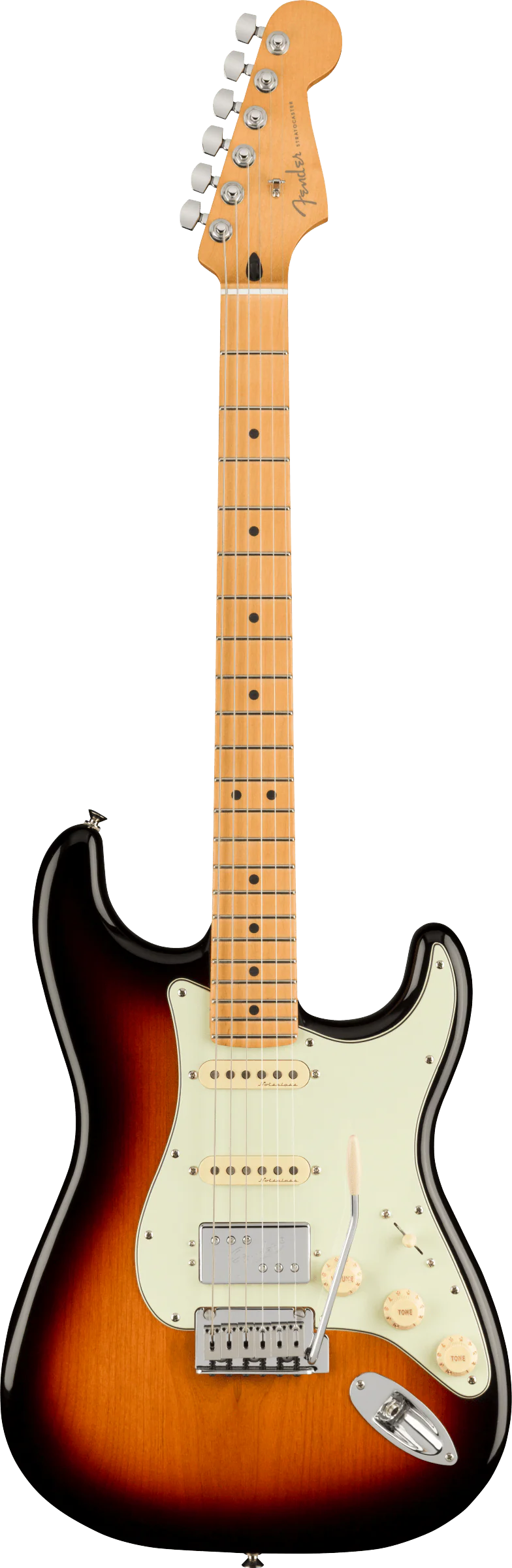 Fender Player Plus Stratocaster HSS Maple Fingerboard 3-Color Sunburst With Gig Bag - Image 2