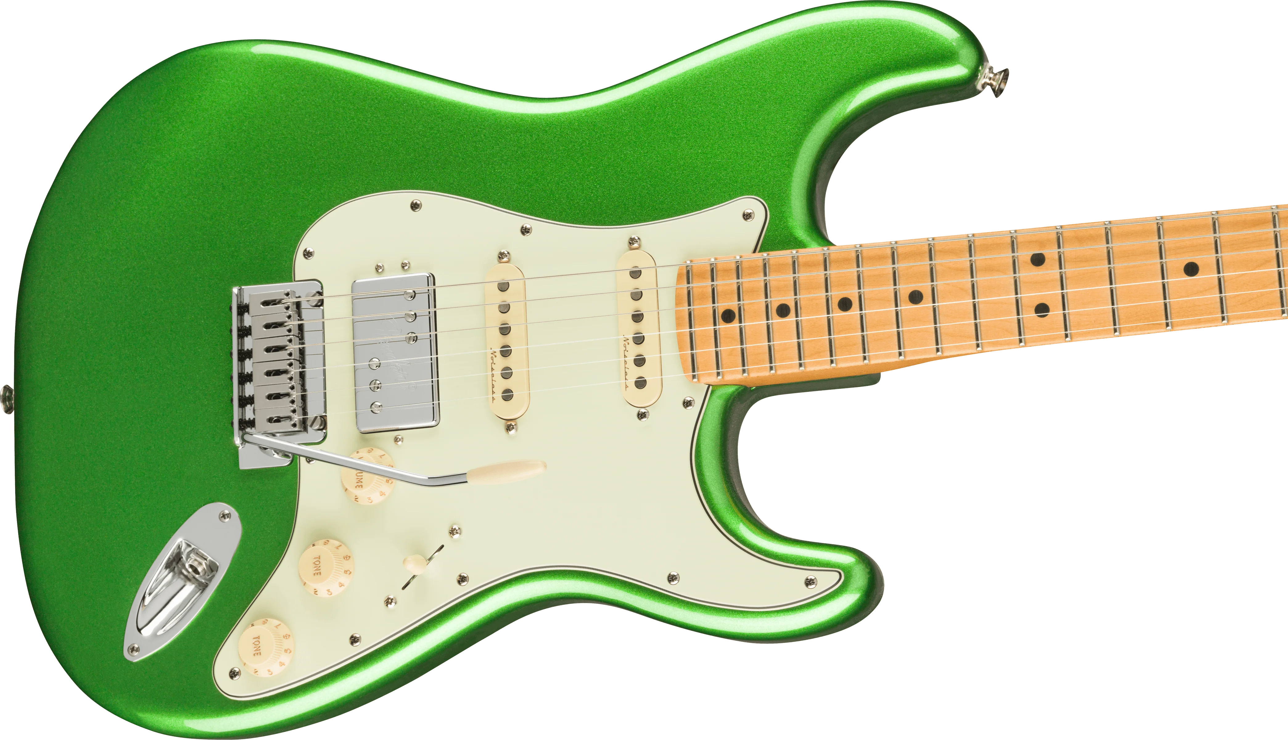 Fender Player Plus Stratocaster HSS Maple Fingerboard Cosmic Jade With Gig Bag - Image 4