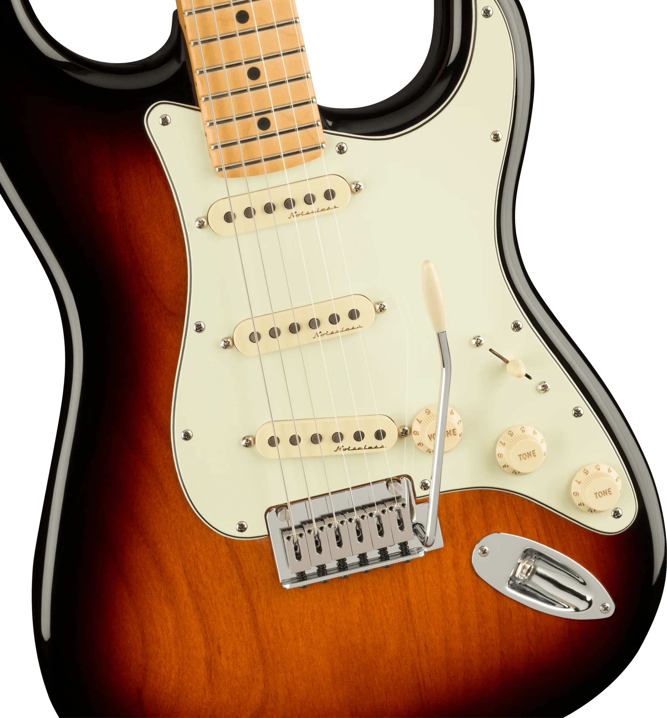 Fender Player Plus Stratocaster Maple Fingerboard 3-Color Sunburst With Gig Bag - Image 3