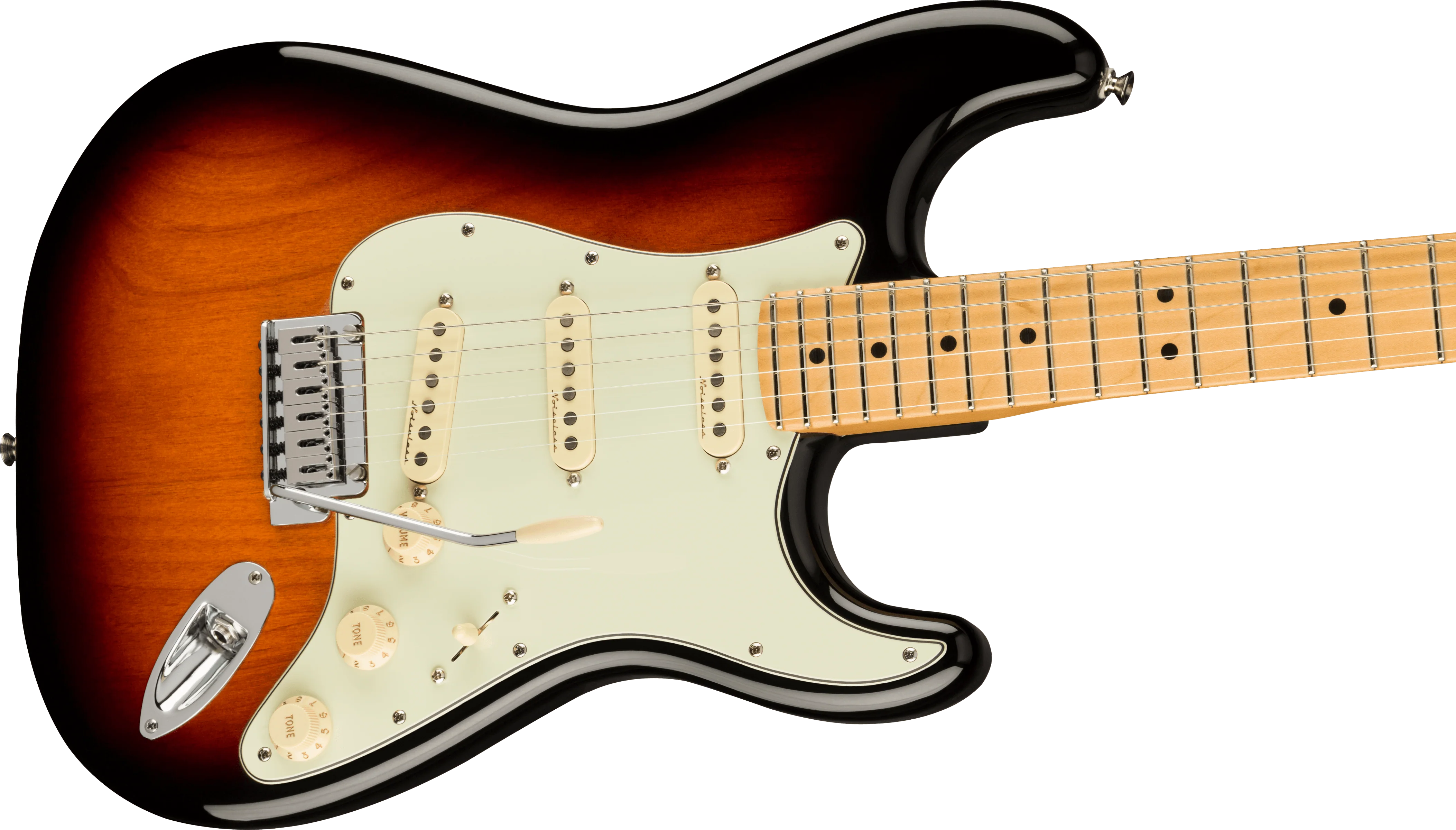 Fender Player Plus Stratocaster Maple Fingerboard 3-Color Sunburst With Gig Bag - Image 4