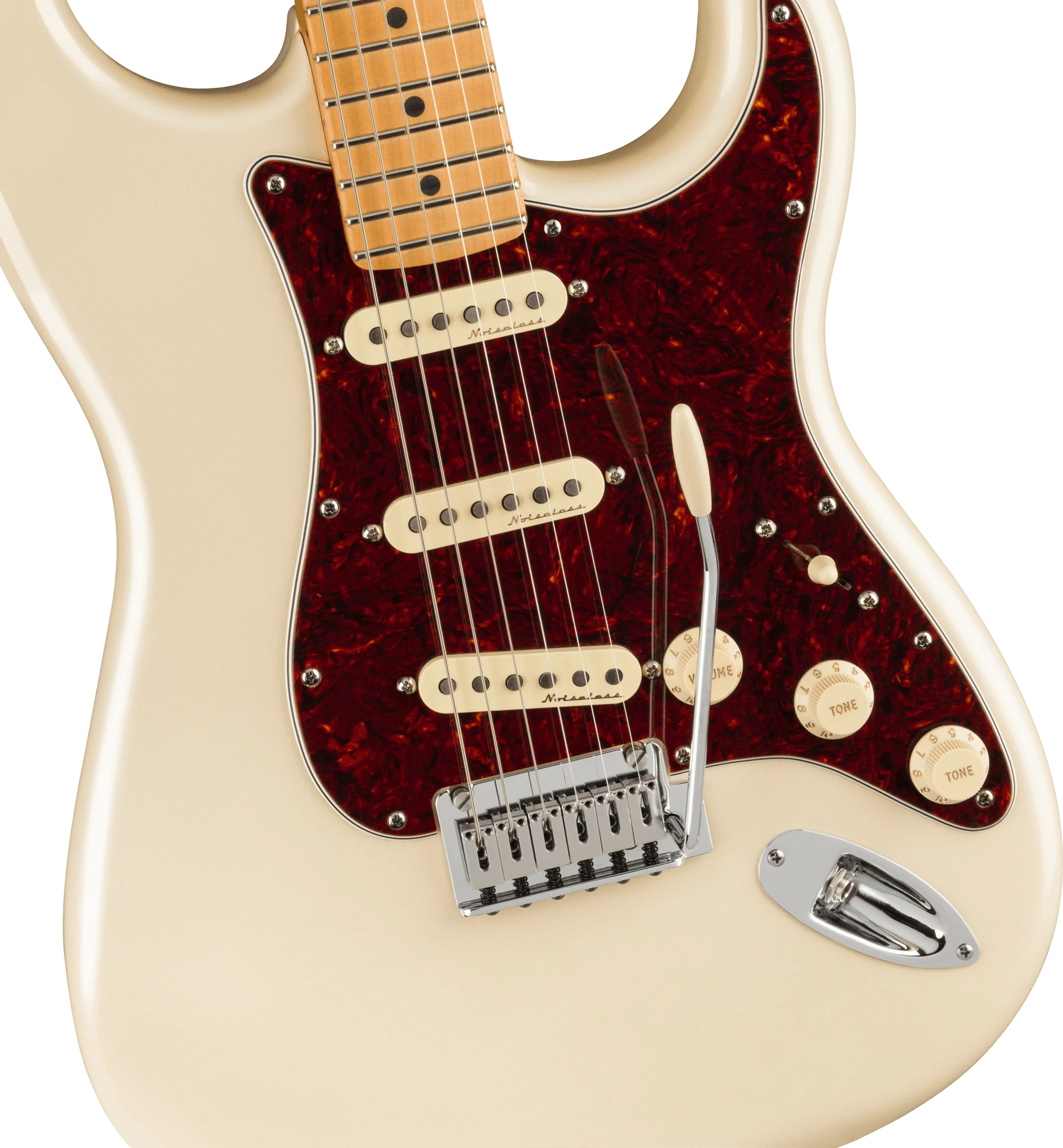 Fender Player Plus Stratocaster Maple Fingerboard Olympic Pearl With Gig Bag - Image 3