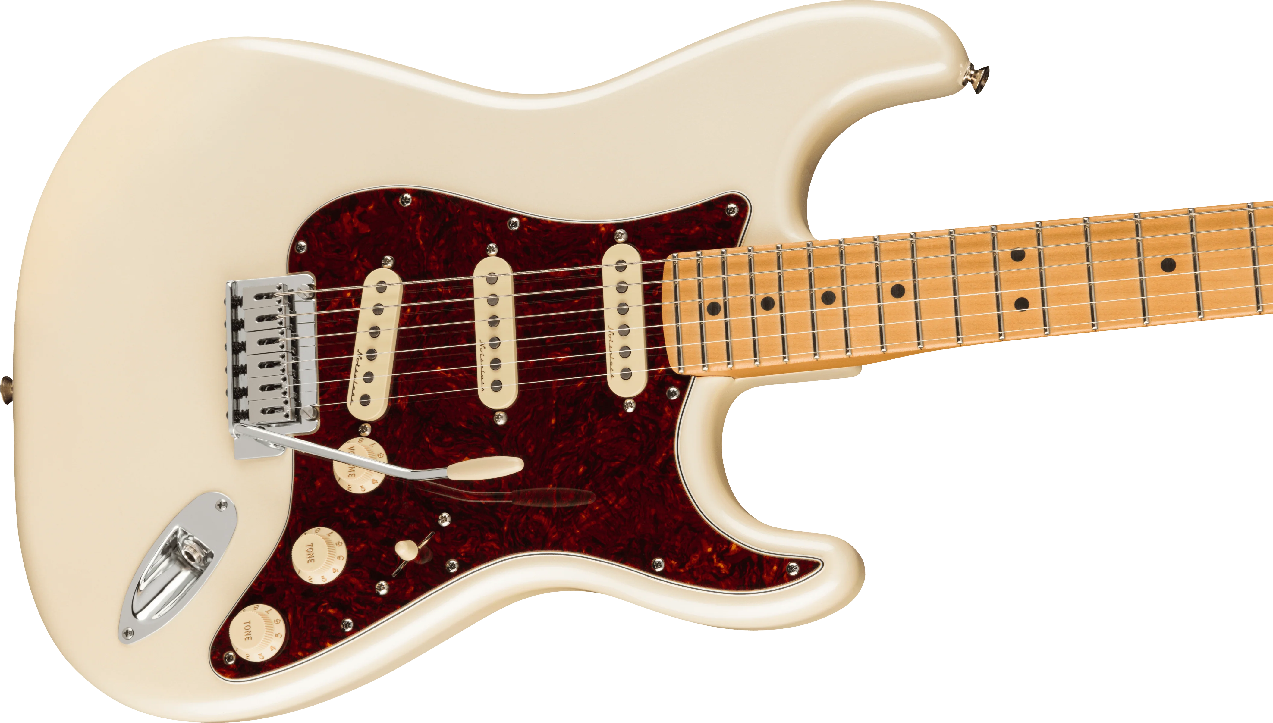 Fender Player Plus Stratocaster Maple Fingerboard Olympic Pearl With Gig Bag - Image 4