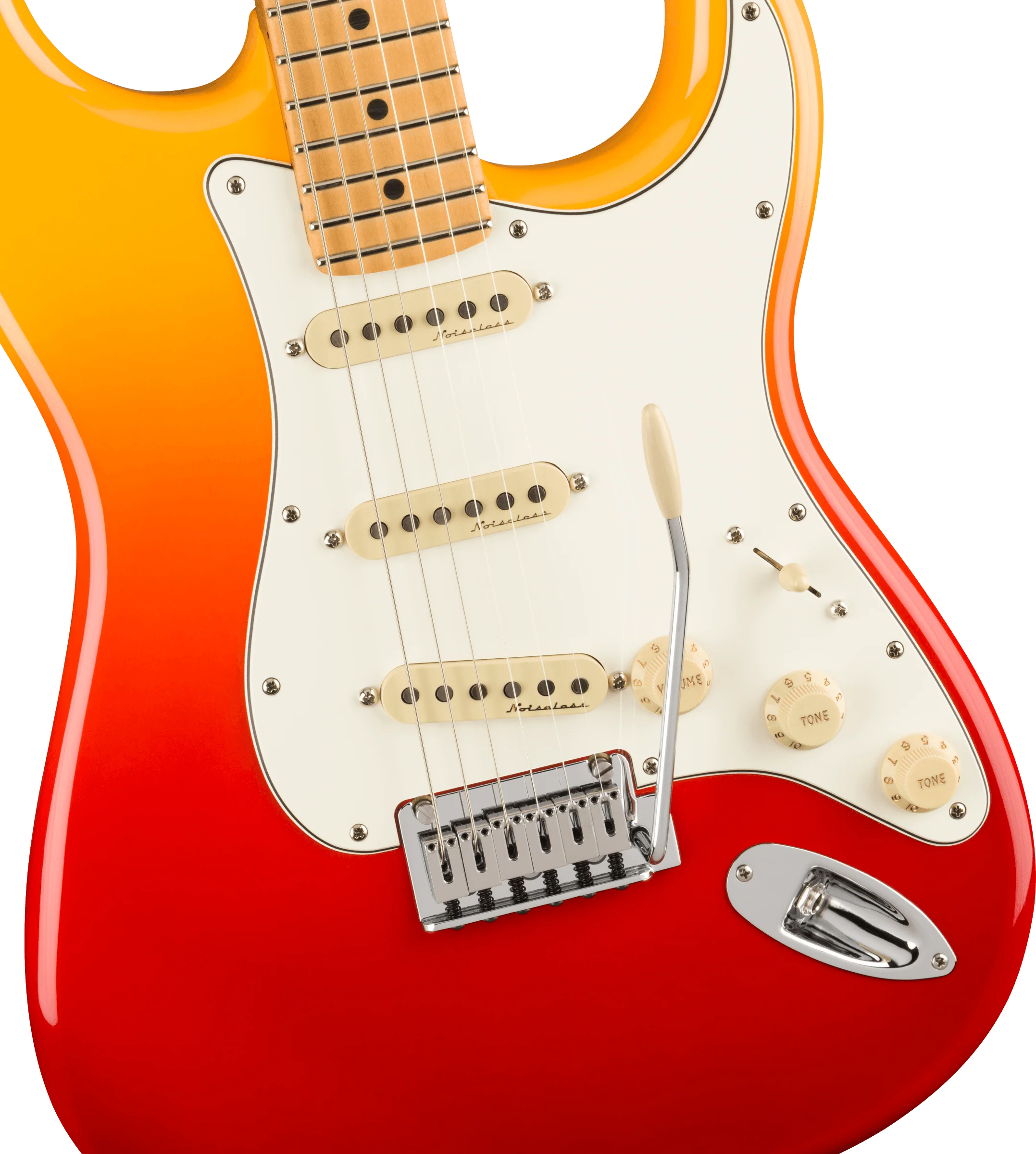 Fender Player Plus Stratocaster Maple Fingerboard Tequila Sunrise With Gig Bag - Image 4