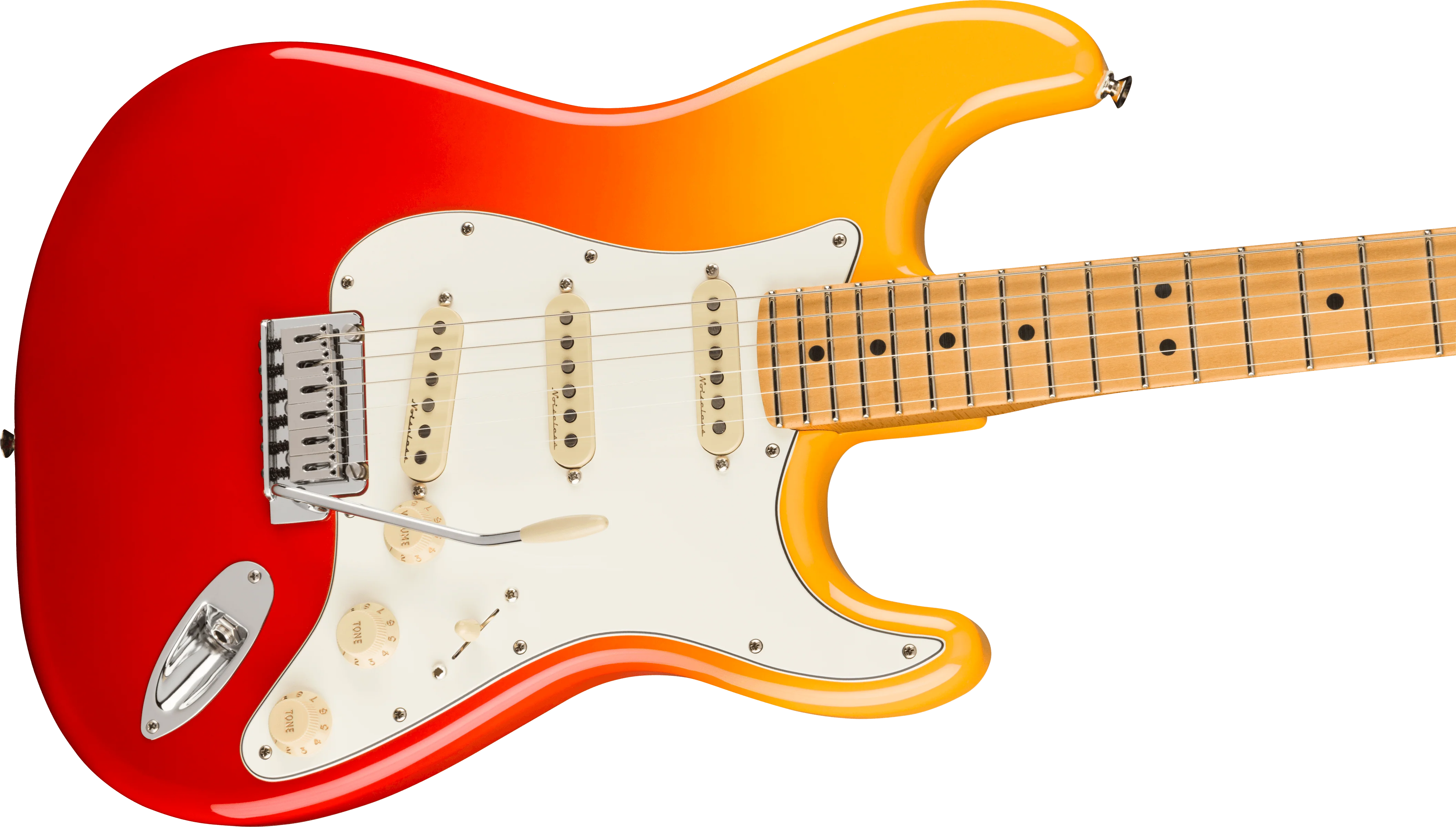 Fender Player Plus Stratocaster Maple Fingerboard Tequila Sunrise With Gig Bag - Image 5