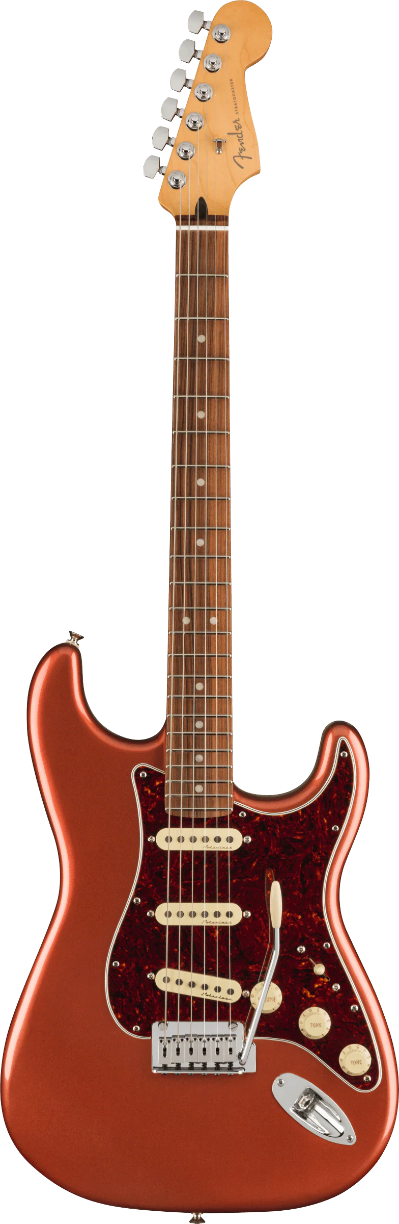 Fender Player Plus Stratocaster Pau Ferro Fingerboard Aged Candy Apple Red With Gig Bag - Image 2