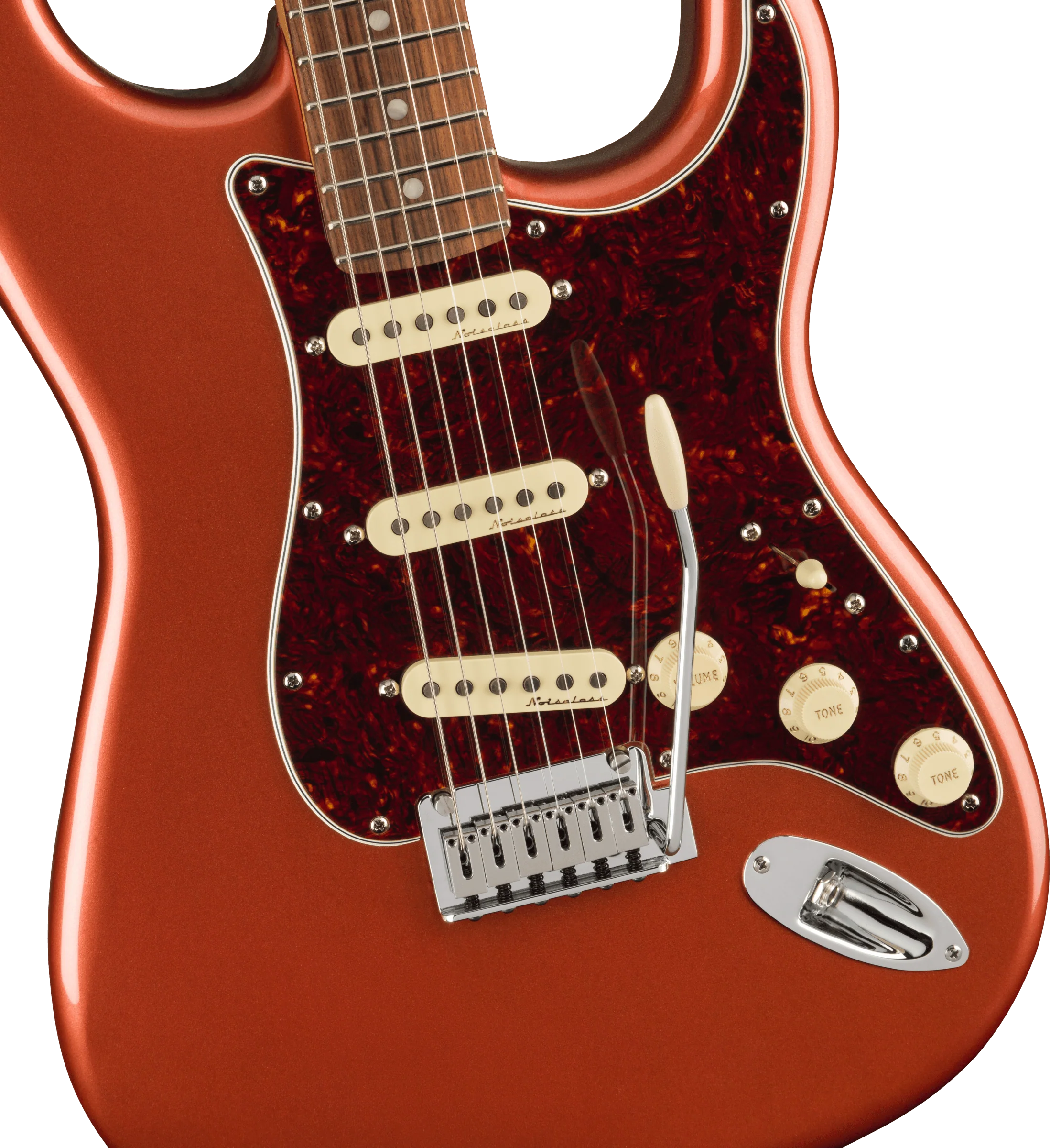 Fender Player Plus Stratocaster Pau Ferro Fingerboard Aged Candy Apple Red With Gig Bag - Image 3