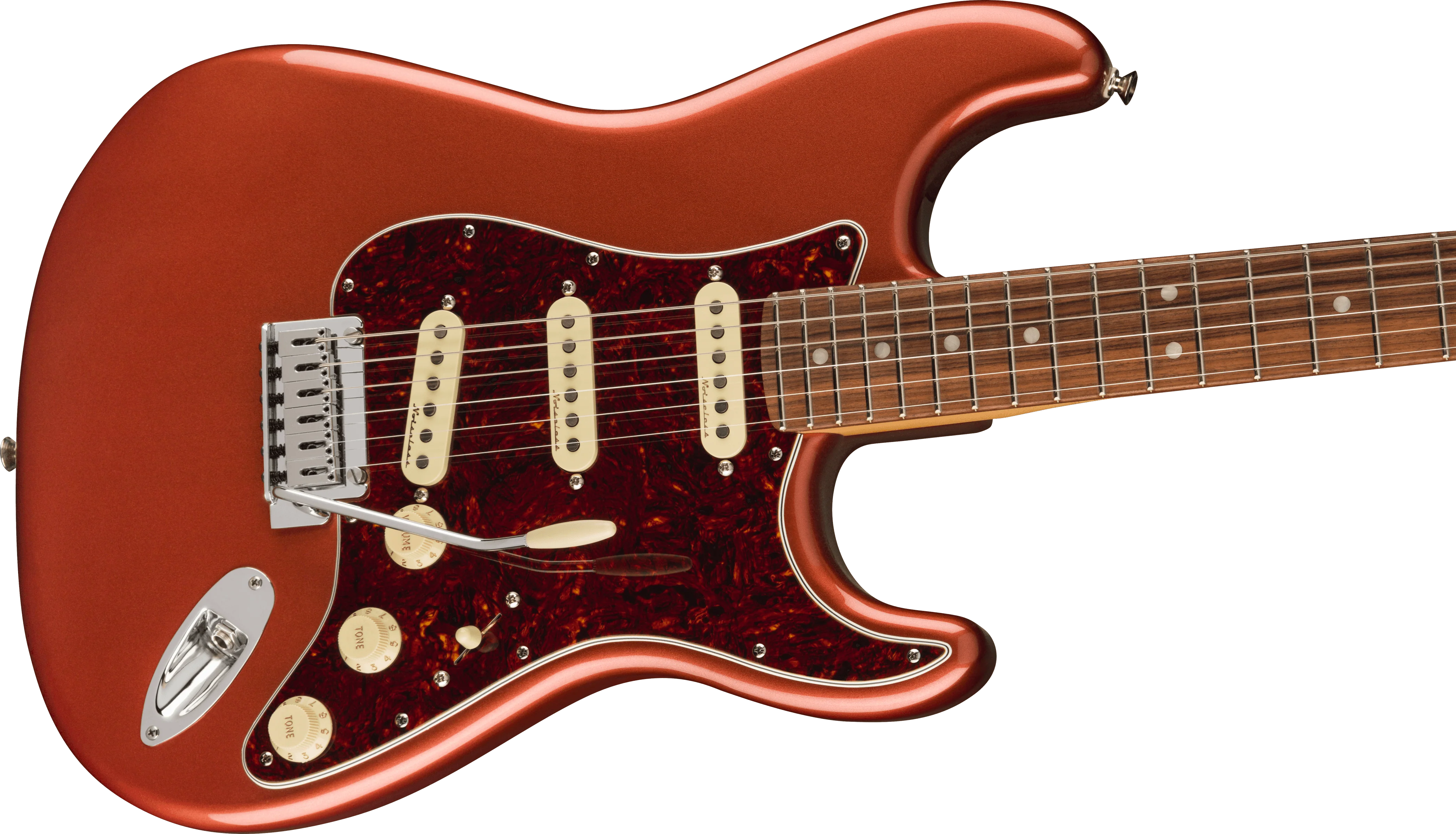 Fender Player Plus Stratocaster Pau Ferro Fingerboard Aged Candy Apple Red With Gig Bag - Image 4