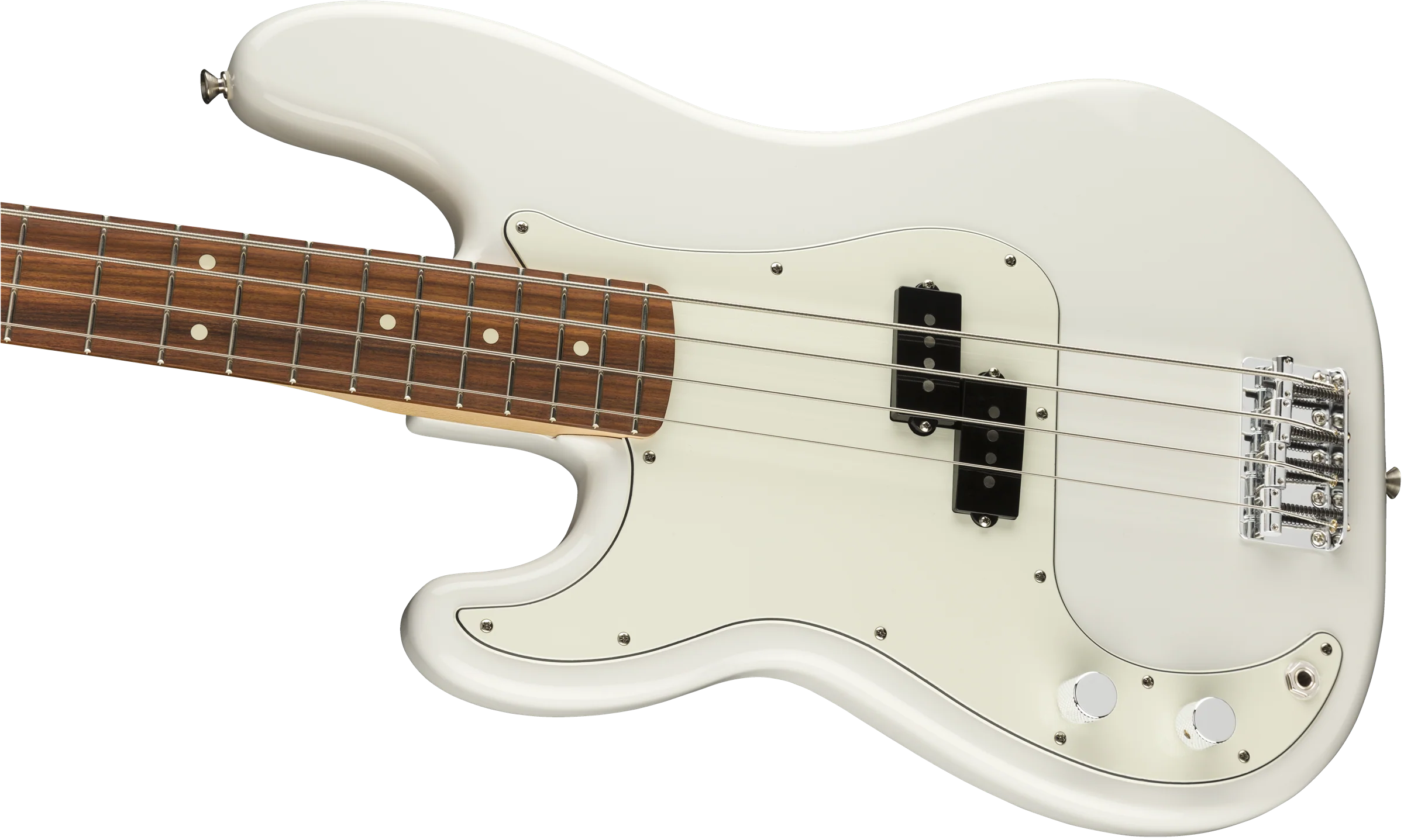 Fender Player Precision Bass Left-Handed Pau Ferro Fingerboard Polar White - Image 4