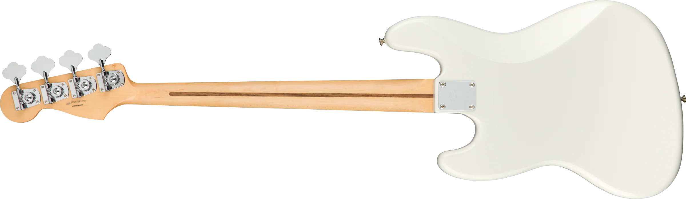 Fender Player Series Jazz Bass Maple Fingerboard Polar White - Image 3