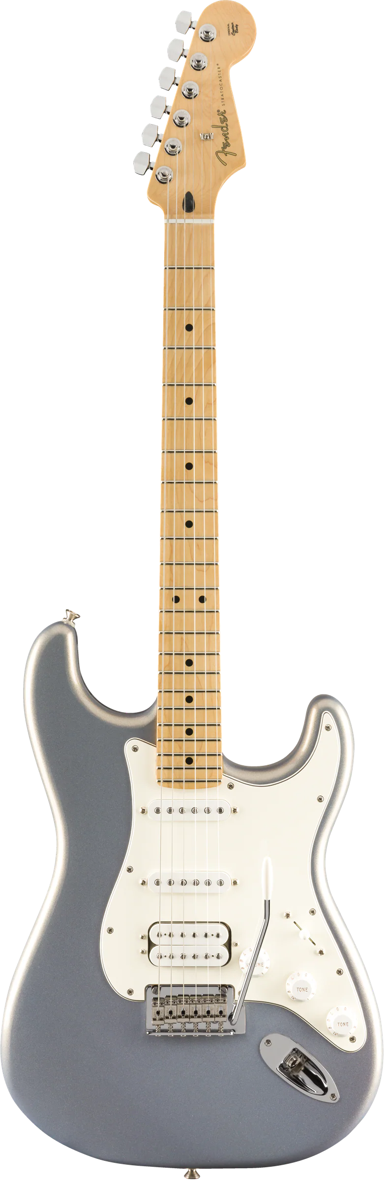 Fender Player Series Maple Neck HSS Stratocaster - Silver - Image 2