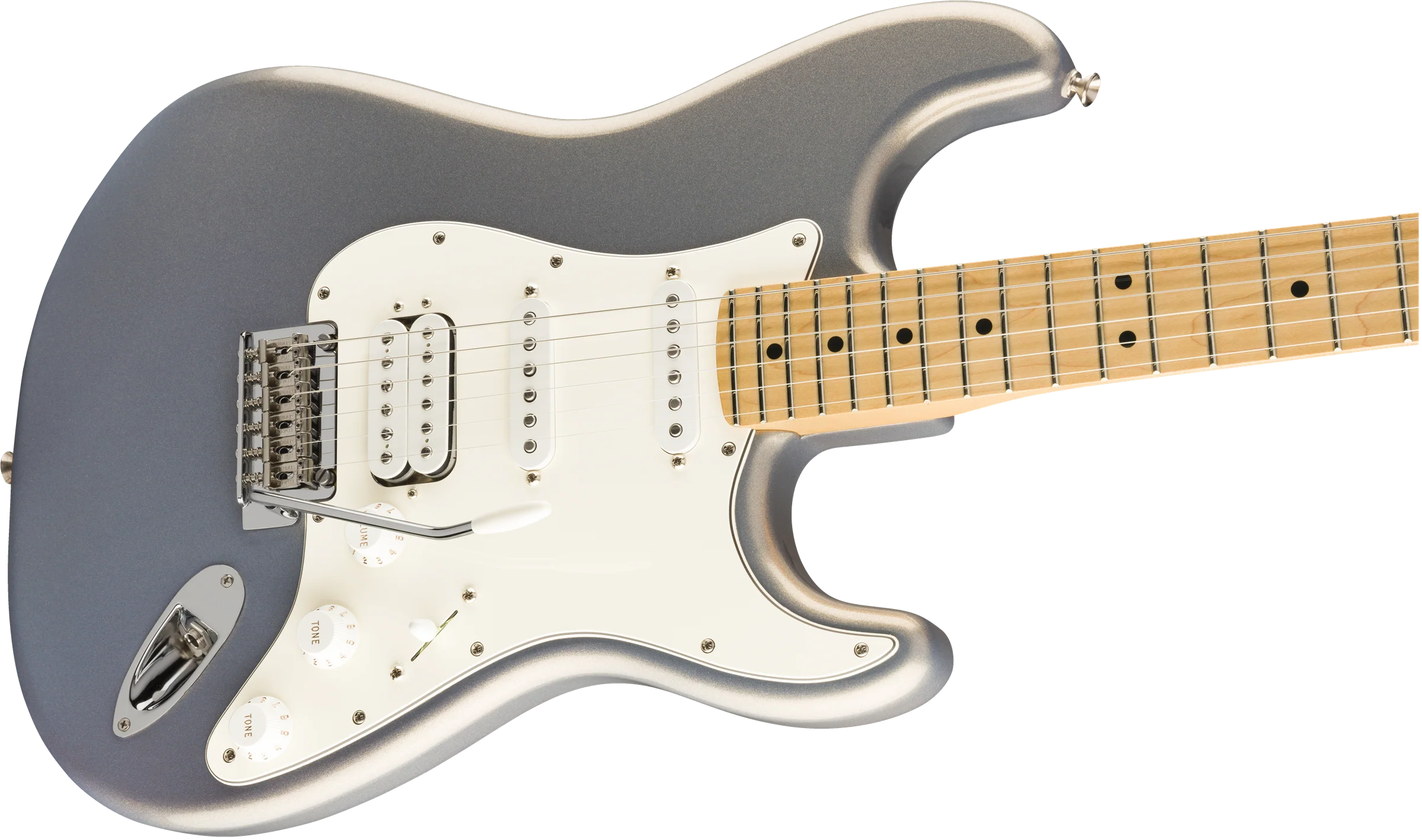 Fender Player Series Maple Neck HSS Stratocaster - Silver - Image 4
