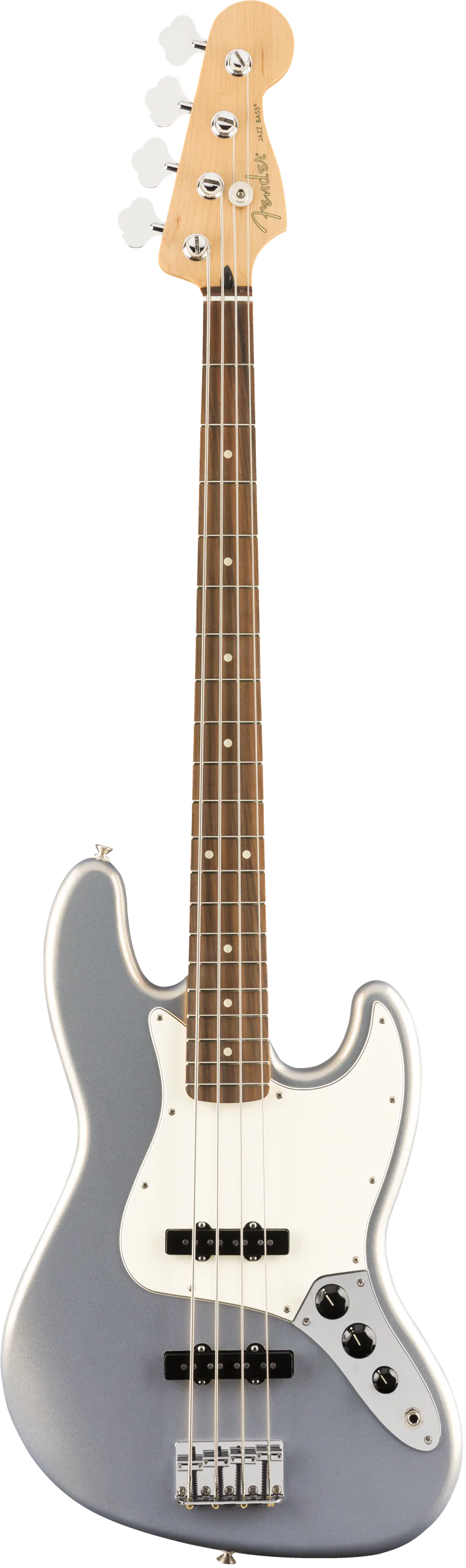 Fender Player Series Pau Ferro Fingerboard Jazz Bass - Silver - Image 2