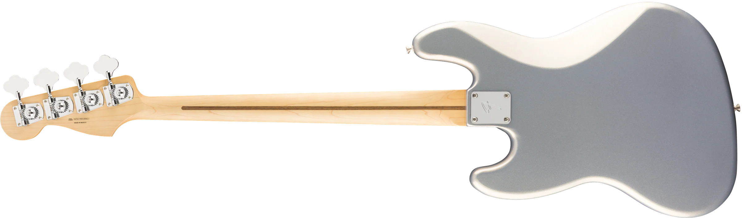 Fender Player Series Pau Ferro Fingerboard Jazz Bass - Silver - Image 5