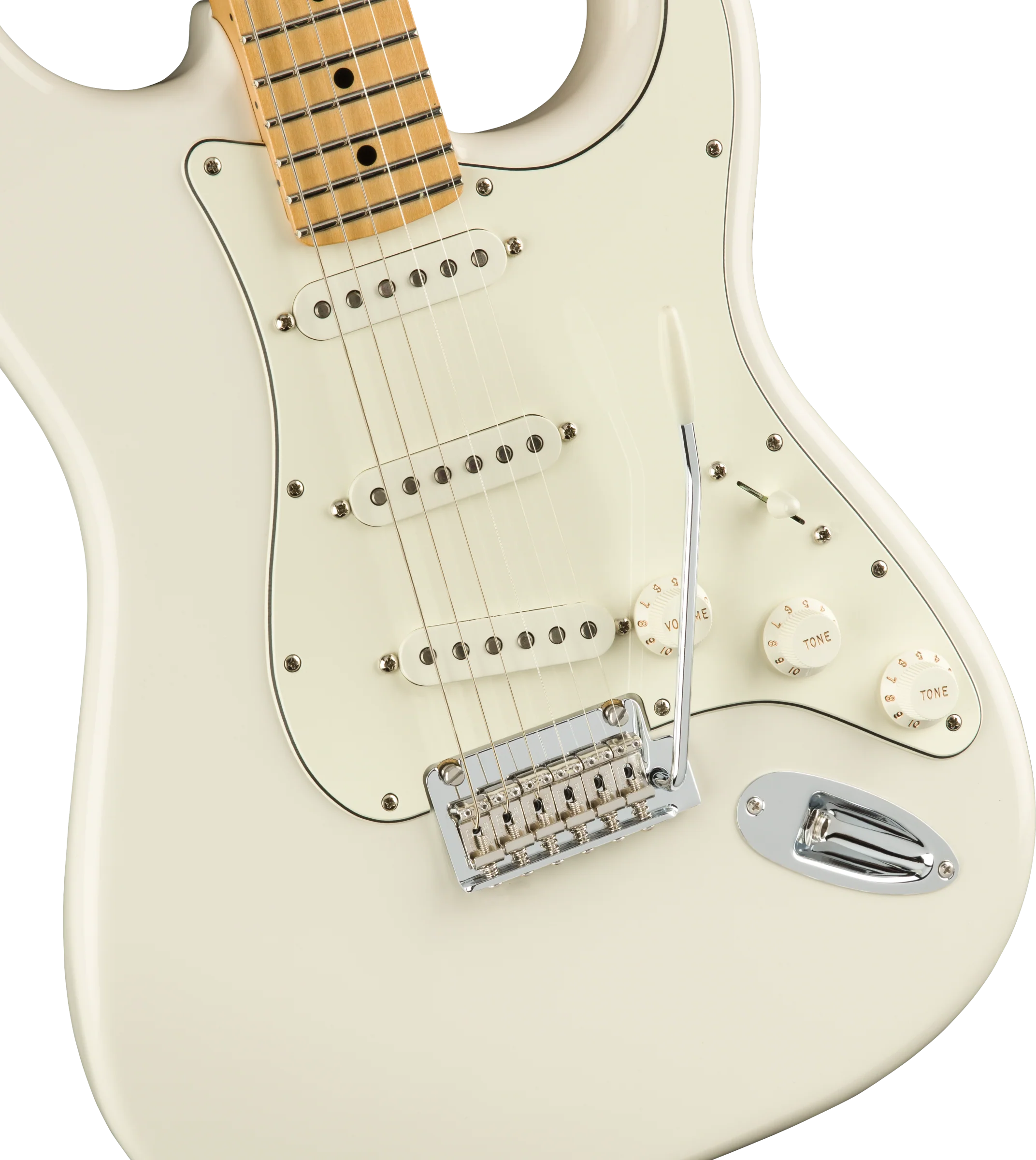 Fender Player Stratocaster Maple Fingerboard Electric Guitar - Polar White - Image 3