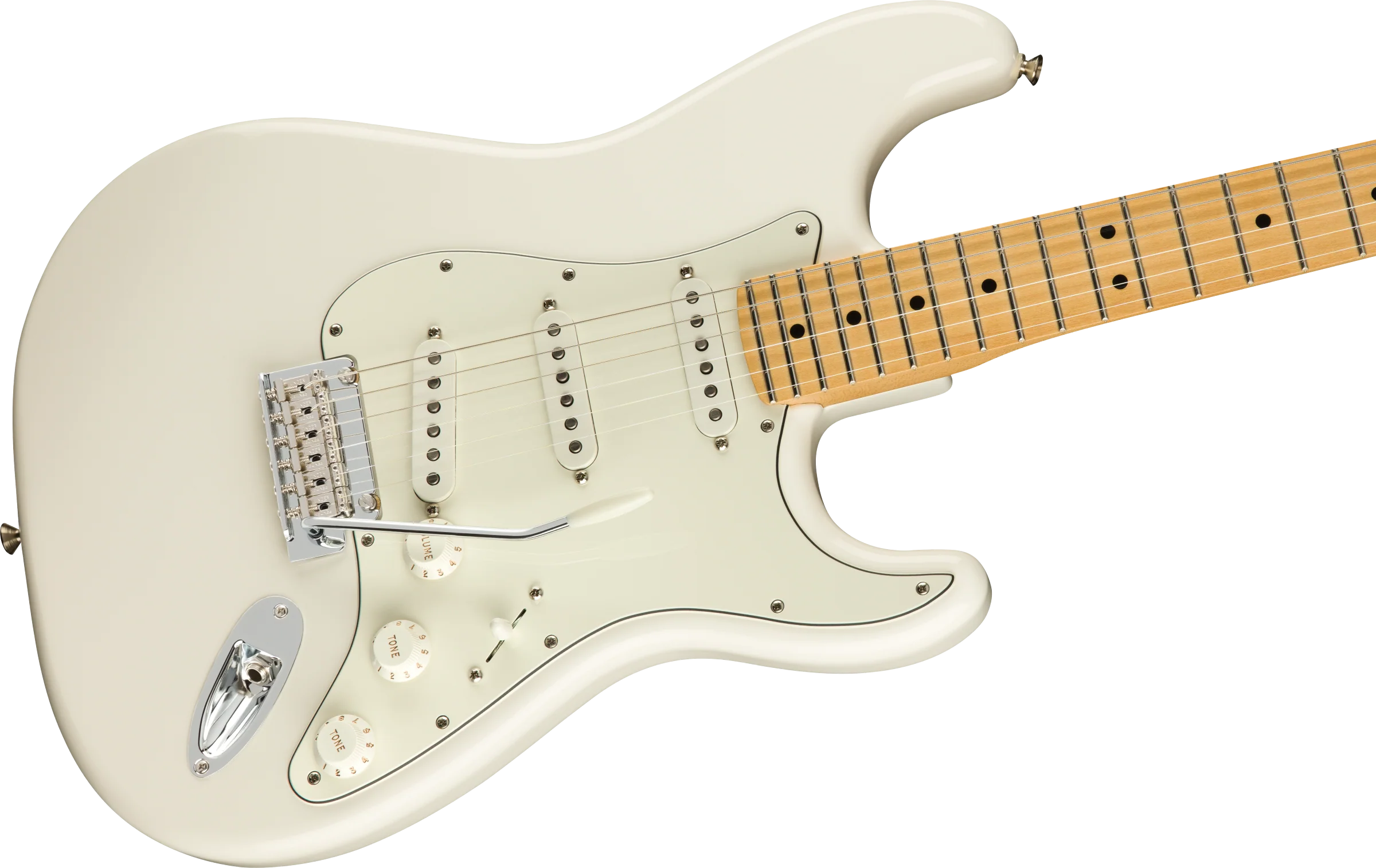 Fender Player Stratocaster Maple Fingerboard Electric Guitar - Polar White - Image 4